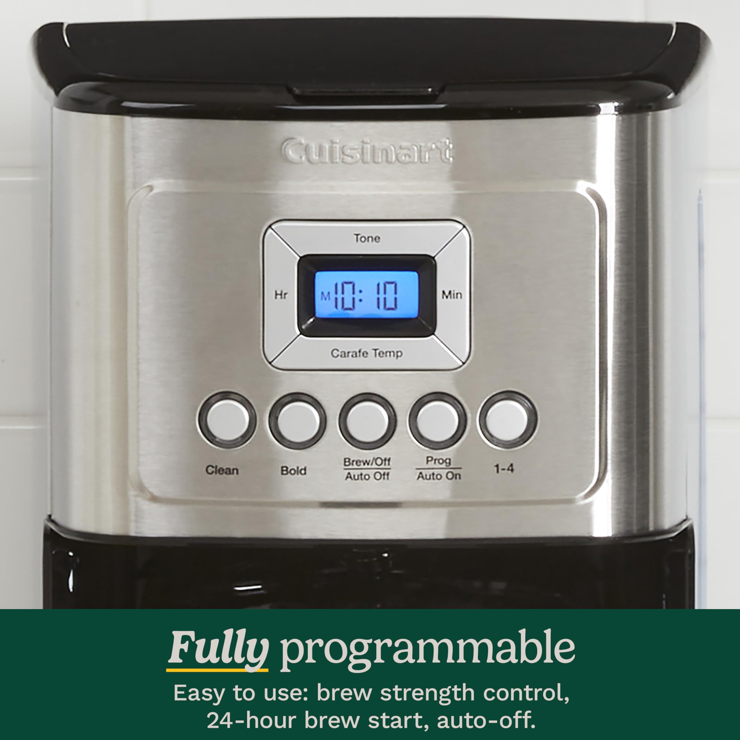 cuisinart-perfectemp-dcc-3200-14-cup-programmable-coffee-maker-stainless-steel image 3