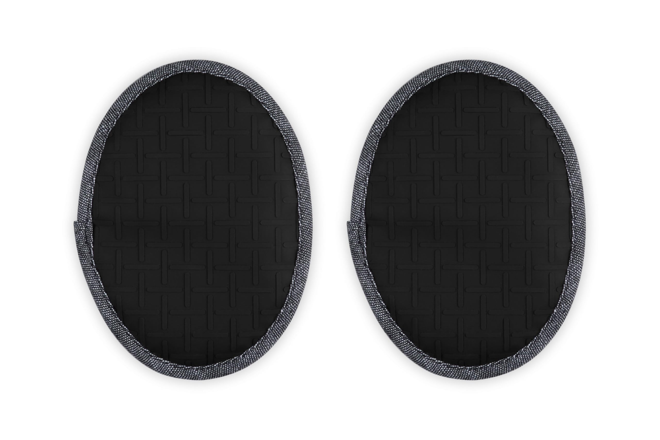 le-creuset-silicone-pot-grips-set-of-2-noir image 2