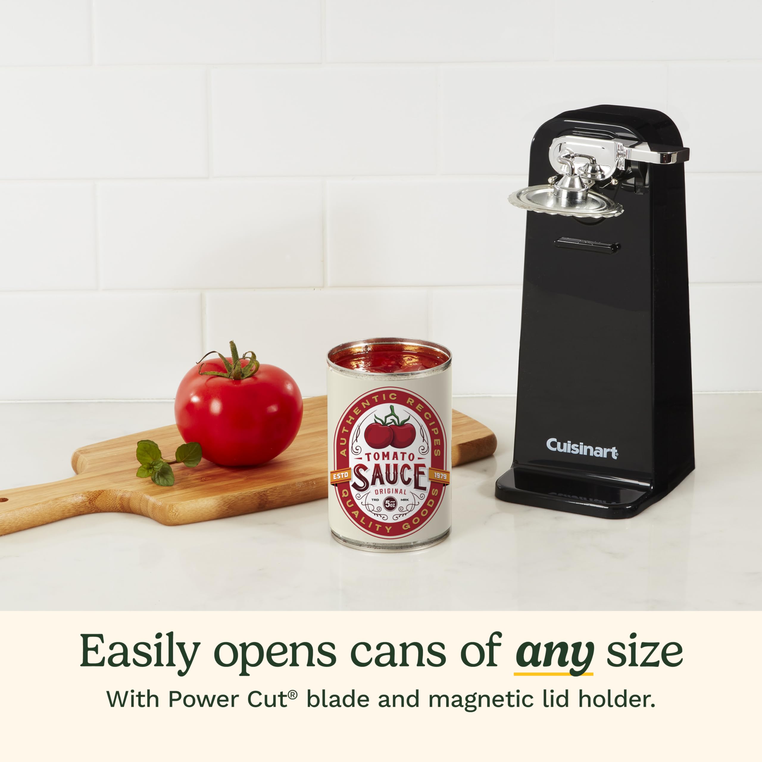 cuisinart-cco-50bkn-one-touch-electric-can-opener-with-magnetic-lid-holder-black image 2