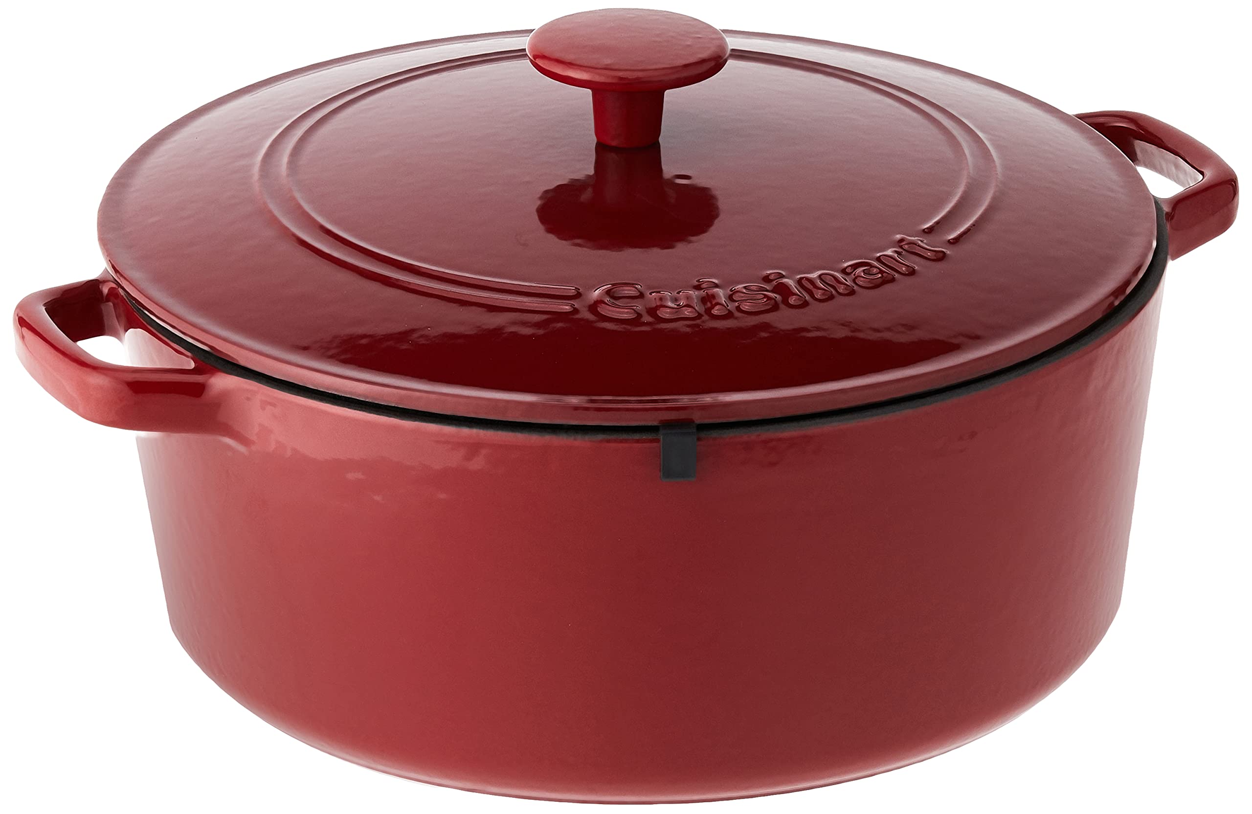 cuisinart-chef-s-classic-7-qt-round-enameled-cast-iron-dutch-oven-with-lid-cardi image 1