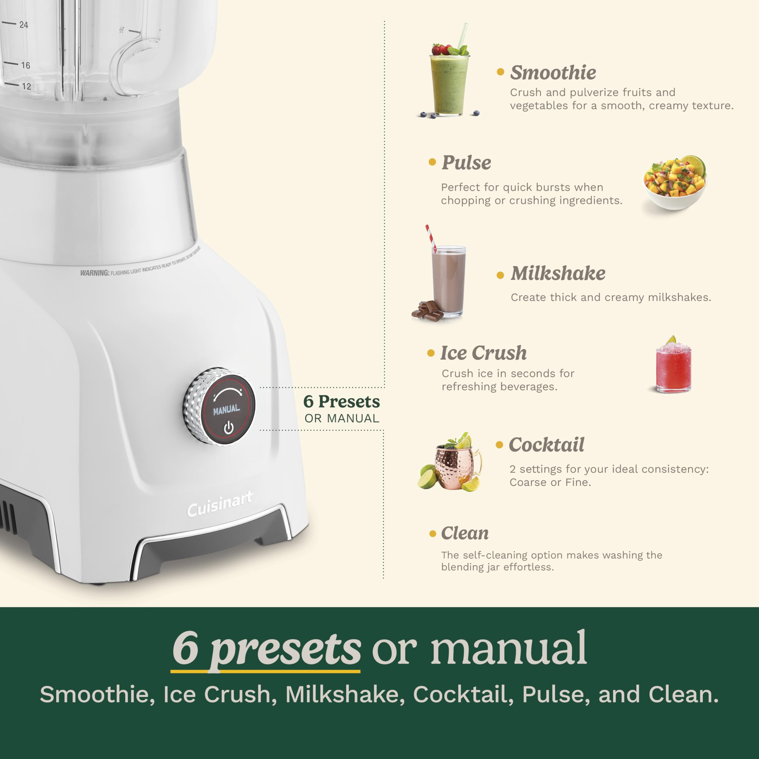 cuisinart-hurricane-48-oz-glass-jar-digital-blender-5-speeds-6-presets-bl-200 image 5