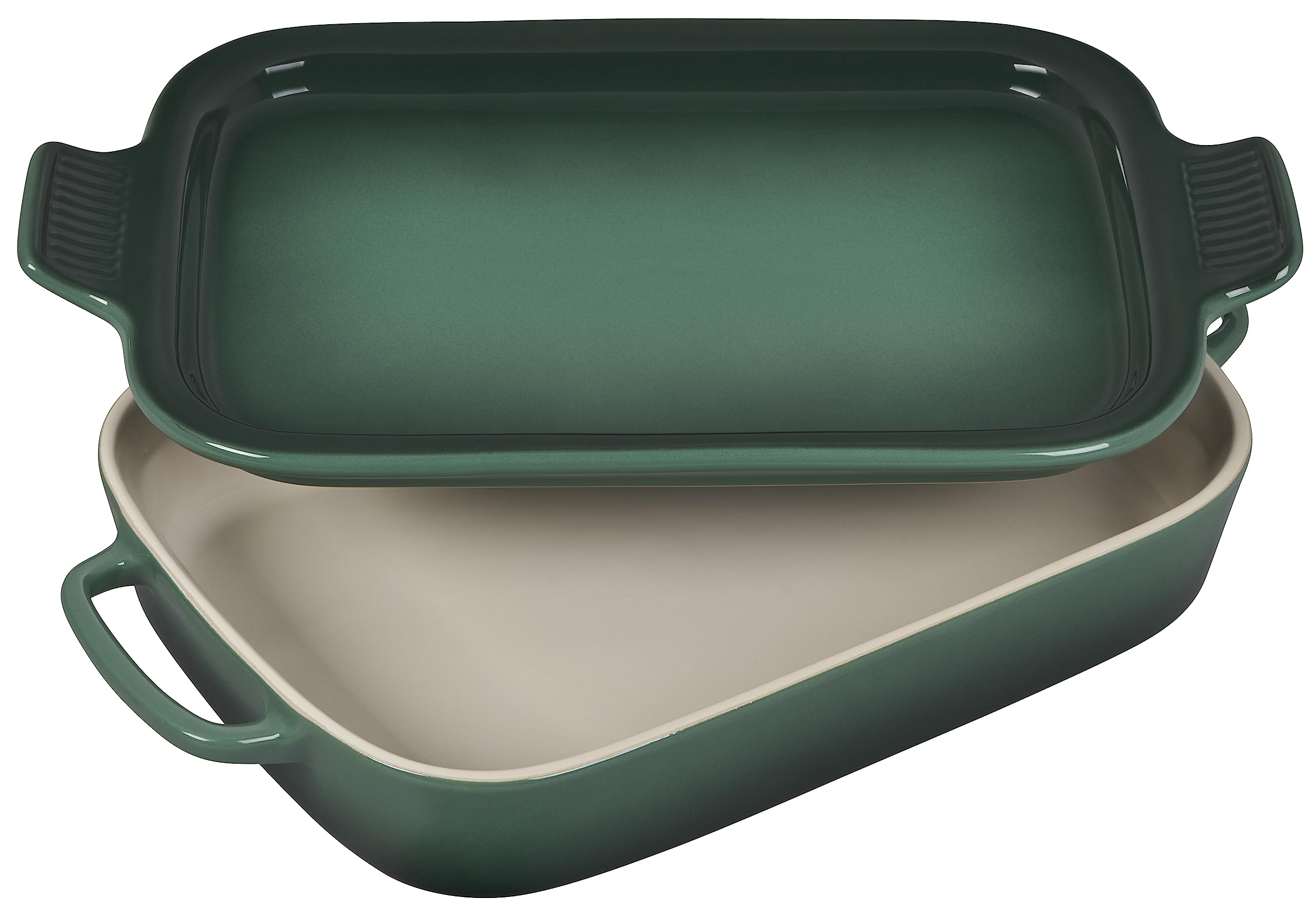 le-creuset-stoneware-rectangular-dish-with-platter-lid-14-75-x-9-cerise image 8