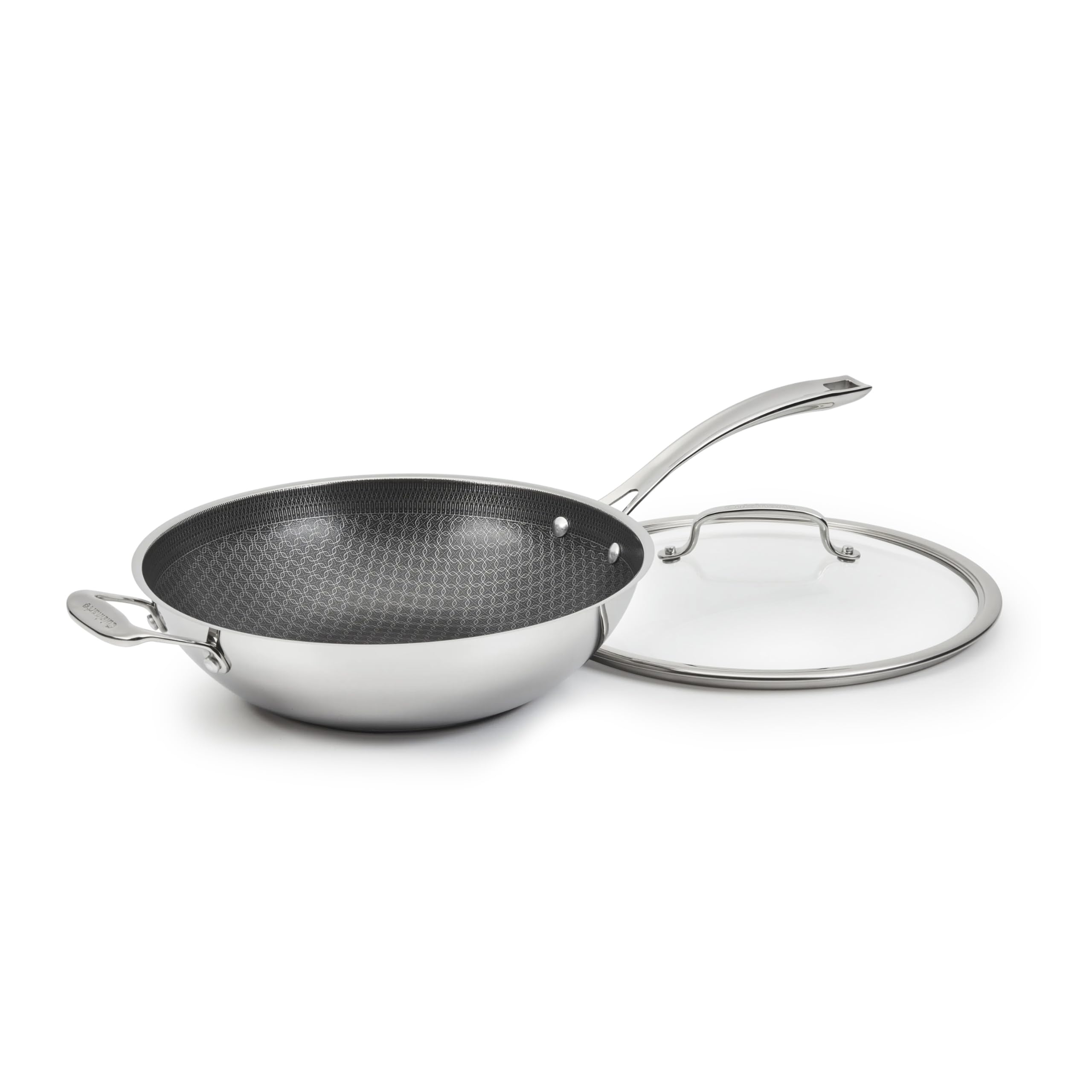 cuisinart-fusionplus-hybrid-stainless-steel-12-inch-wok-with-lid-and-helper-hand image 1