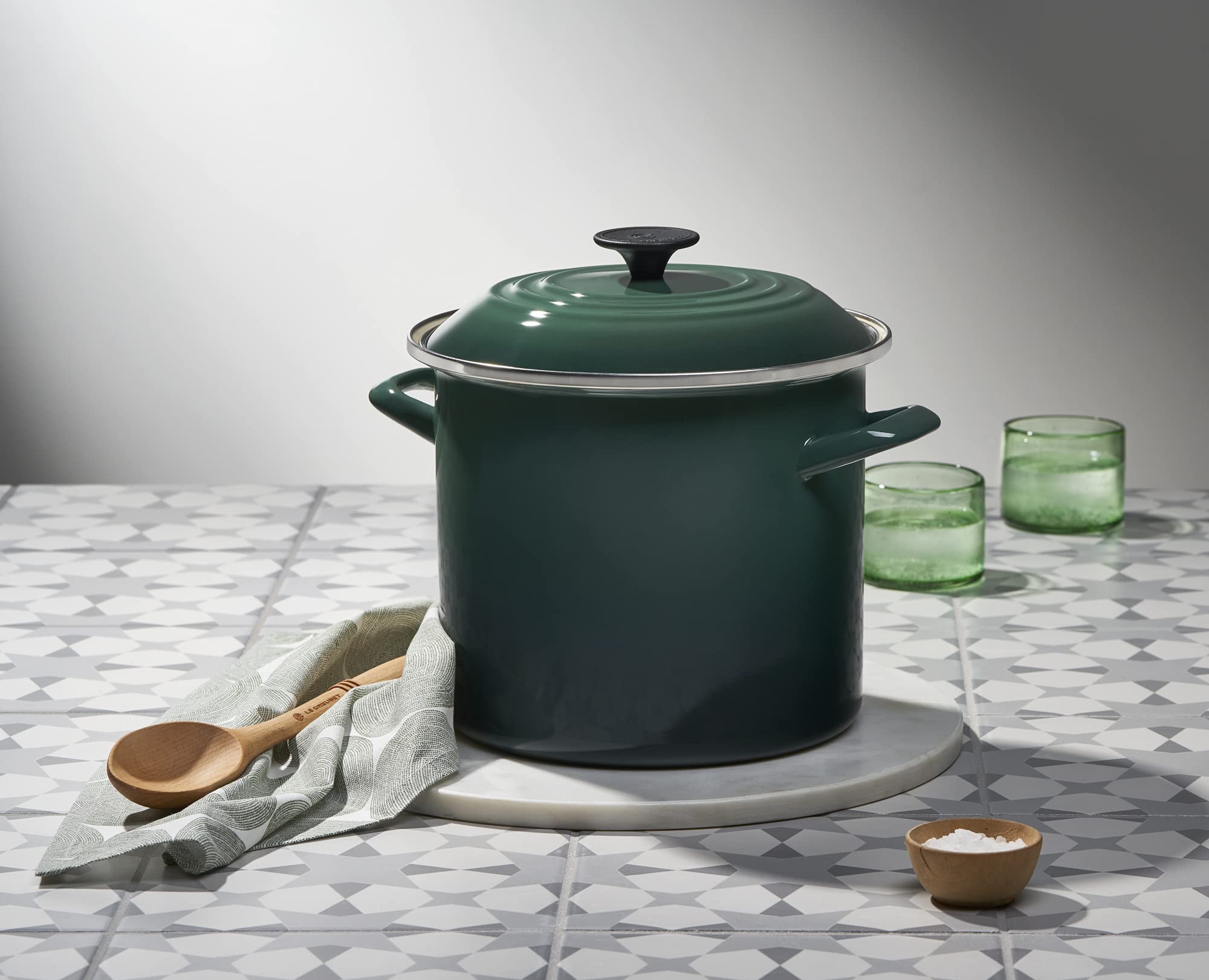 le-creuset-enamel-on-steel-stockpot-8-qt-artichaut image 4