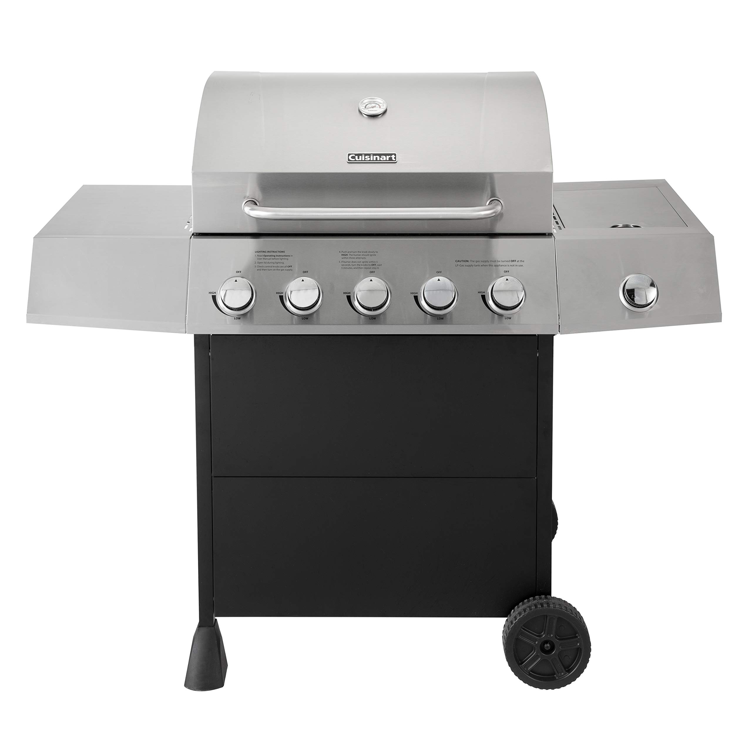 cuisinart-cgg-8500-5-burner-propane-gas-grill-with-side-burner image 1