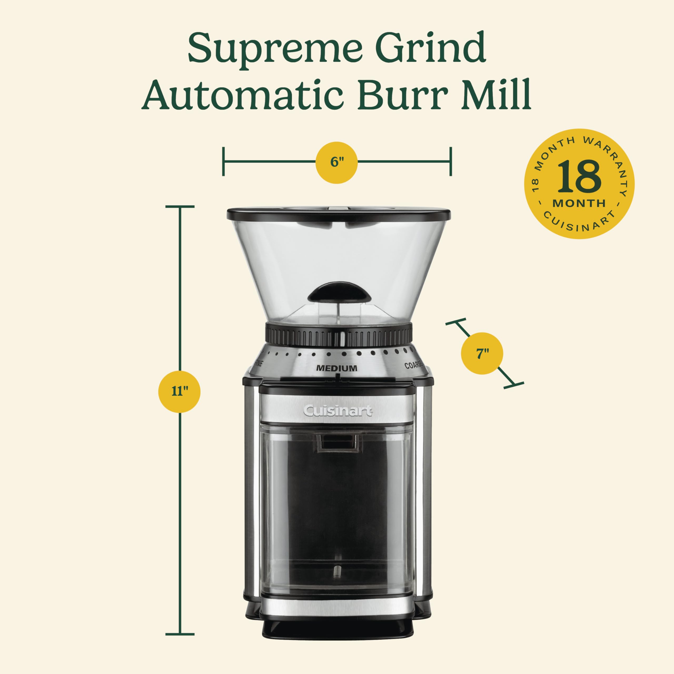 cuisinart-dbm-8p1-automatic-burr-coffee-grinder-18-position-black-stainless image 8