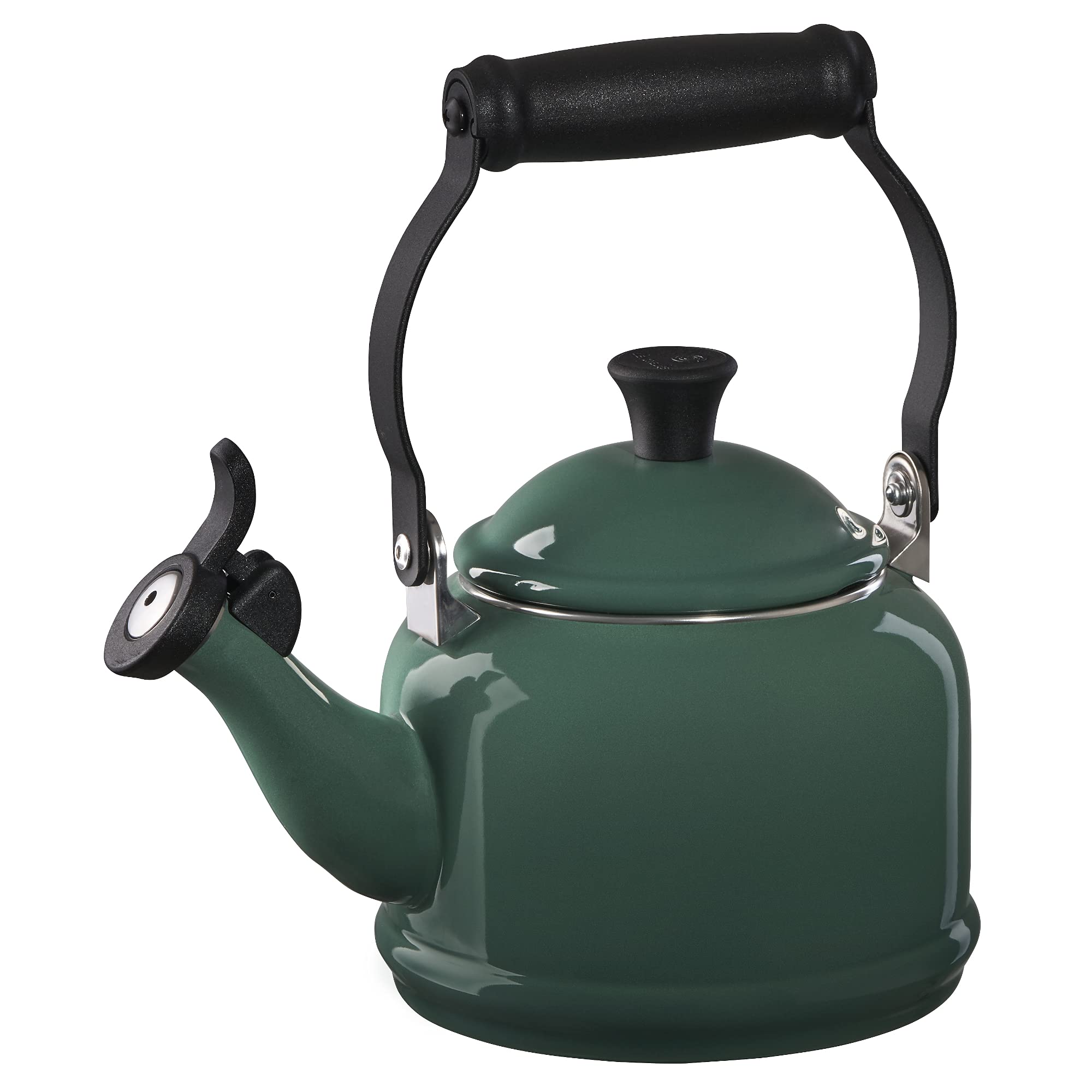 le-creuset-enamel-on-steel-demi-tea-kettle-1-25-qt-artichaut image 1