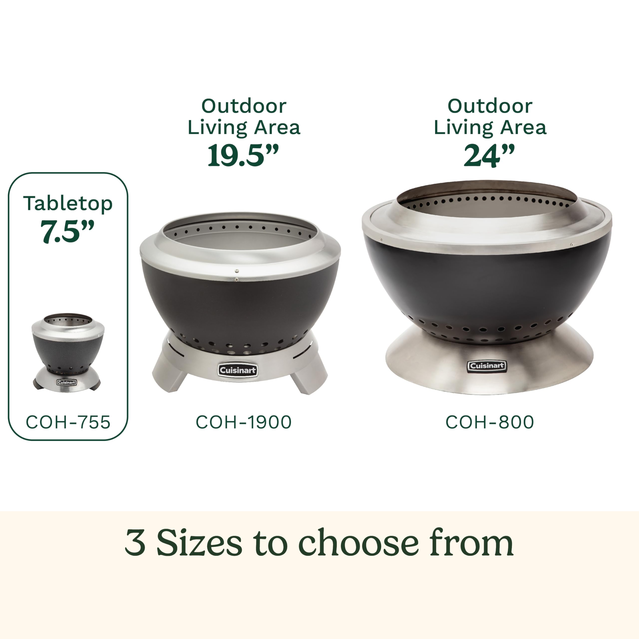 cuisinart-cleanburn-smokeless-tabletop-fire-pit-7-5-inch-portable-with-removable image 3