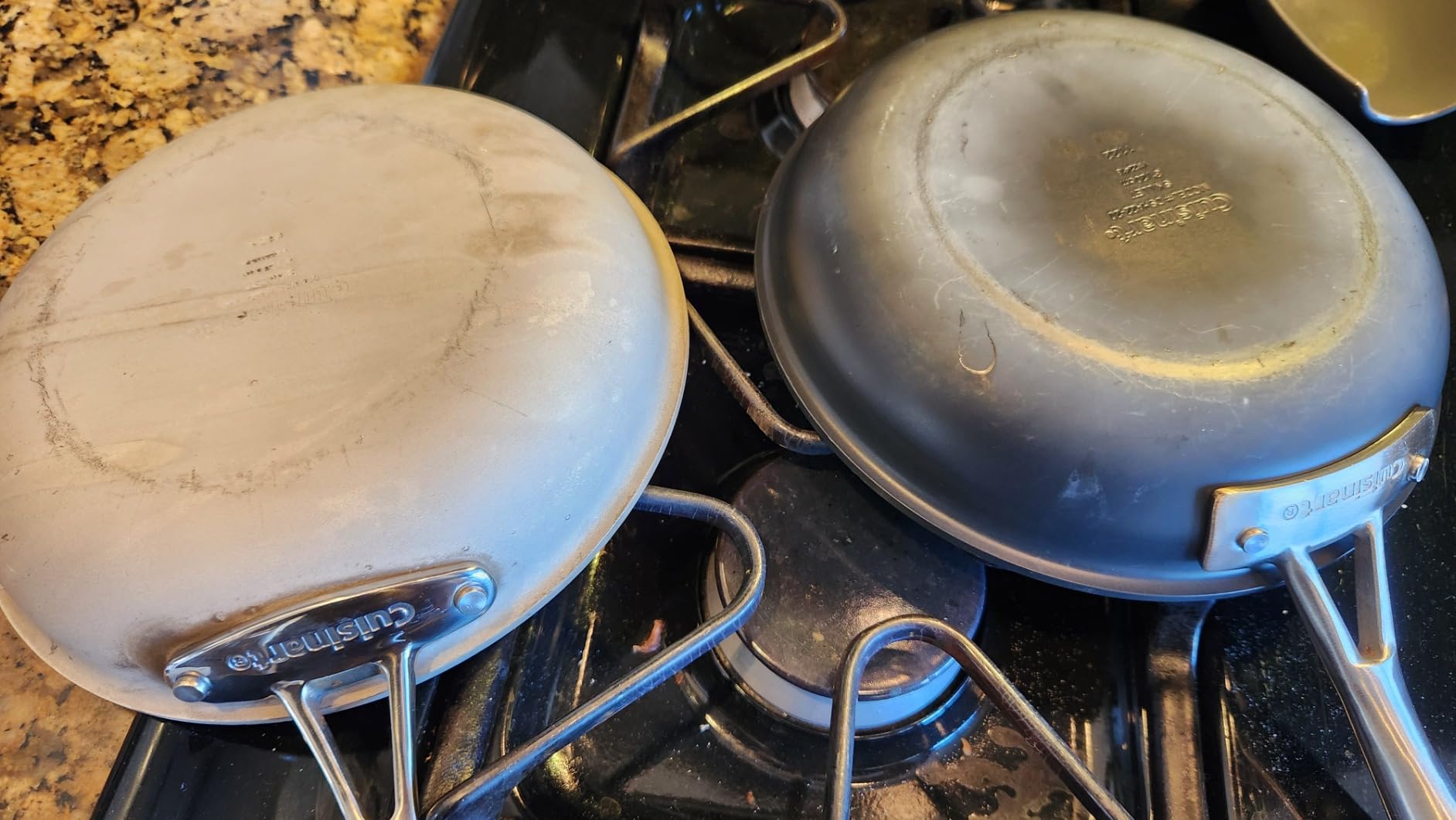 Nice pan, but scratched
