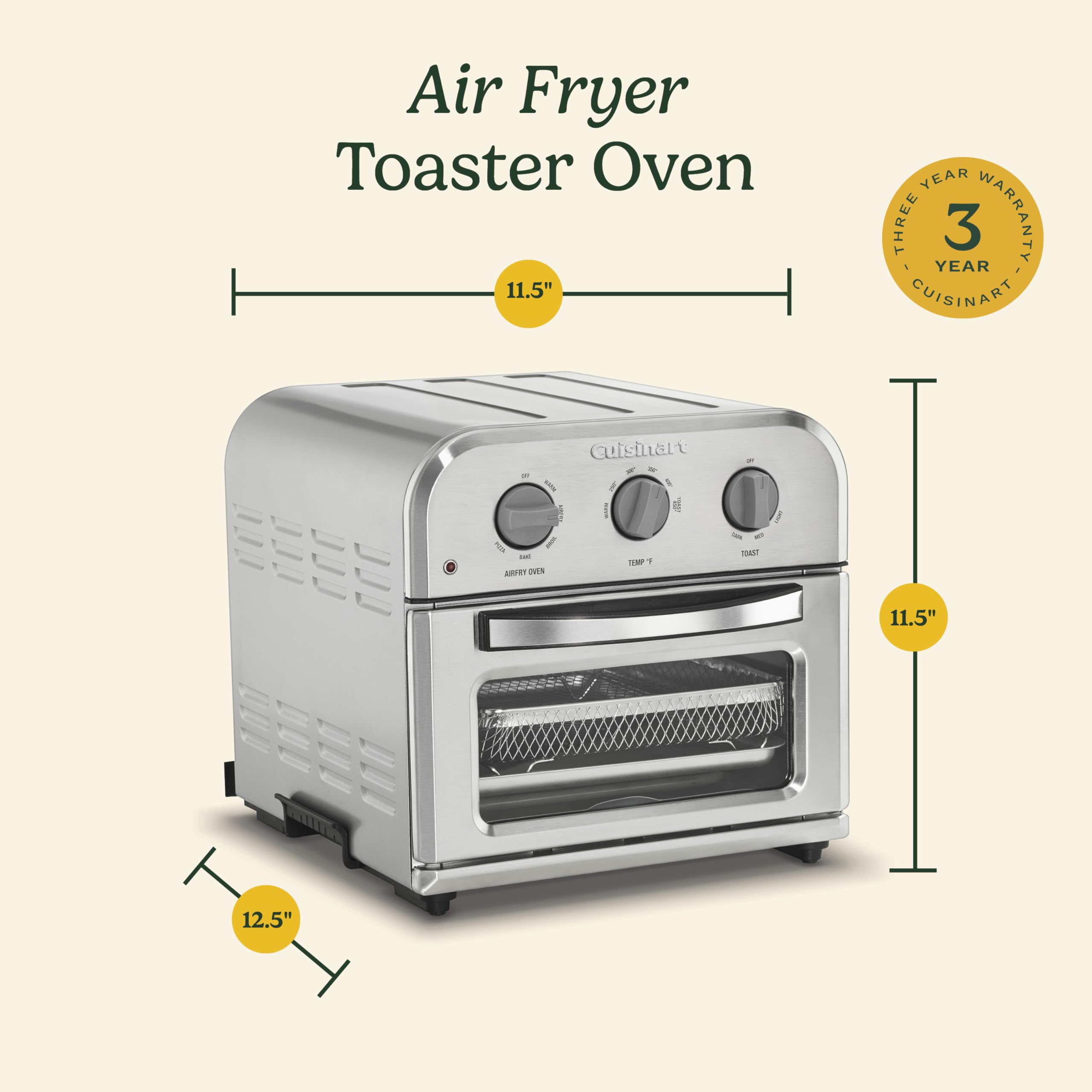 cuisinart-toa-26-compact-air-fryer-toaster-oven-6-in-1-stainless-steel image 7