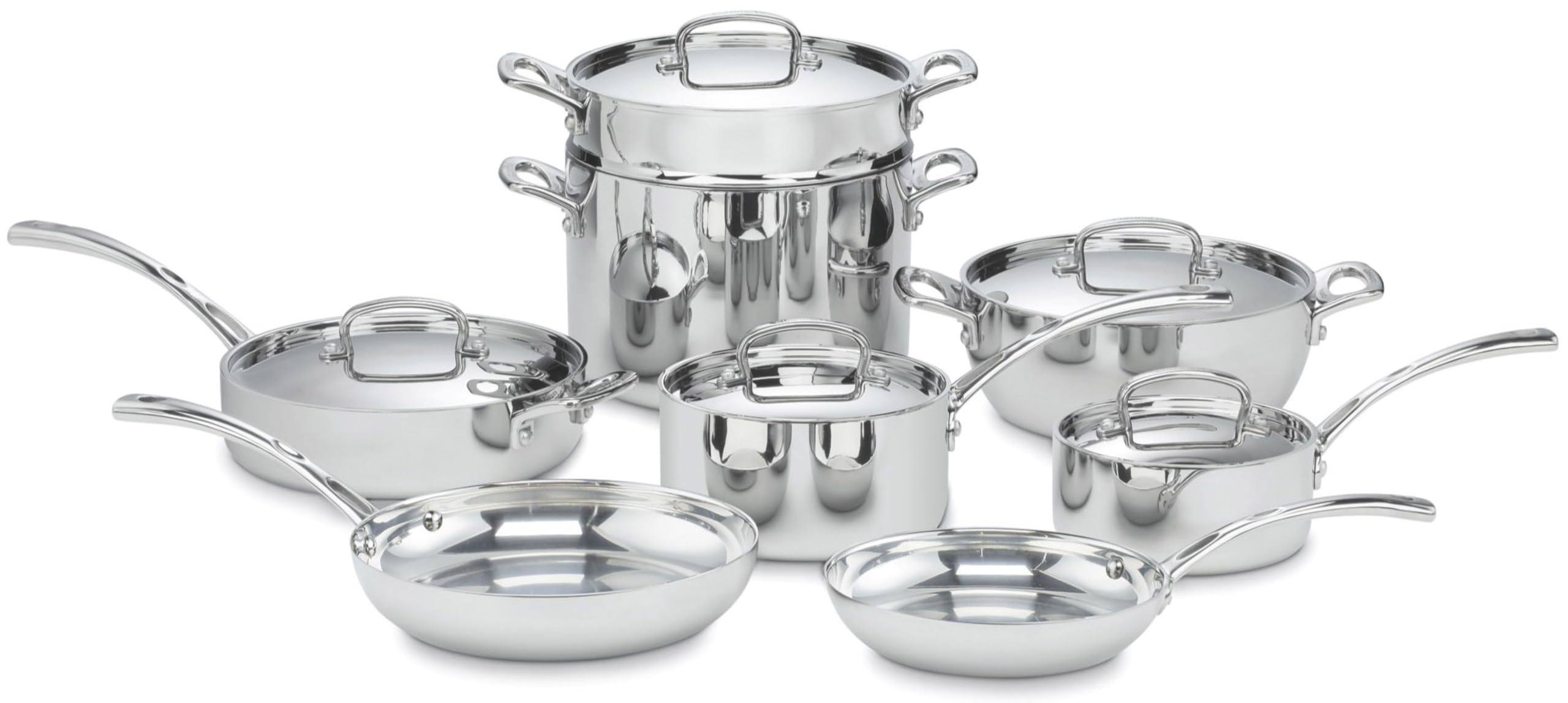 cuisinart-fct-13-french-classic-tri-ply-stainless-13-piece-cookware-set image 1