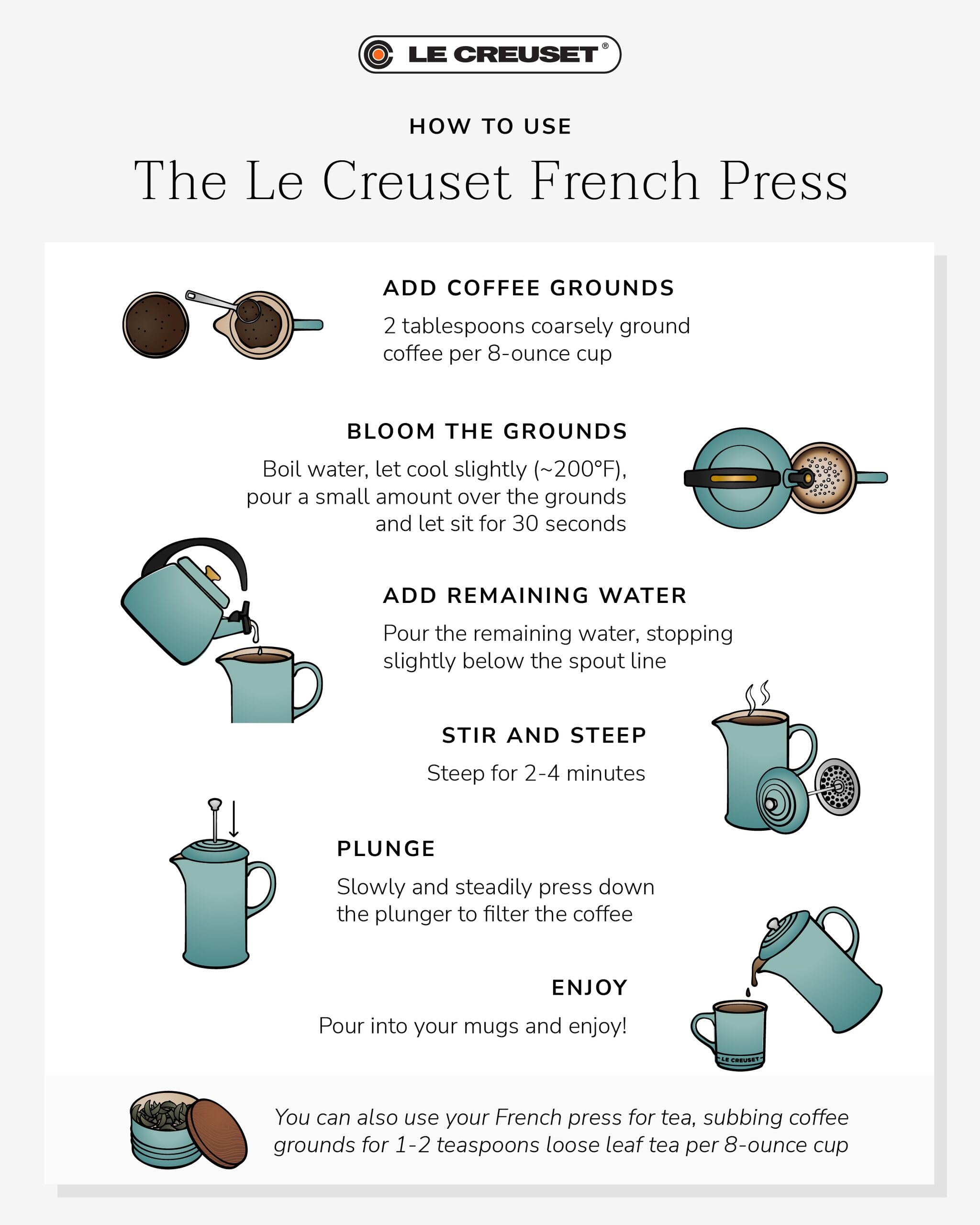 le-creuset-stoneware-french-press-34-oz-white image 6