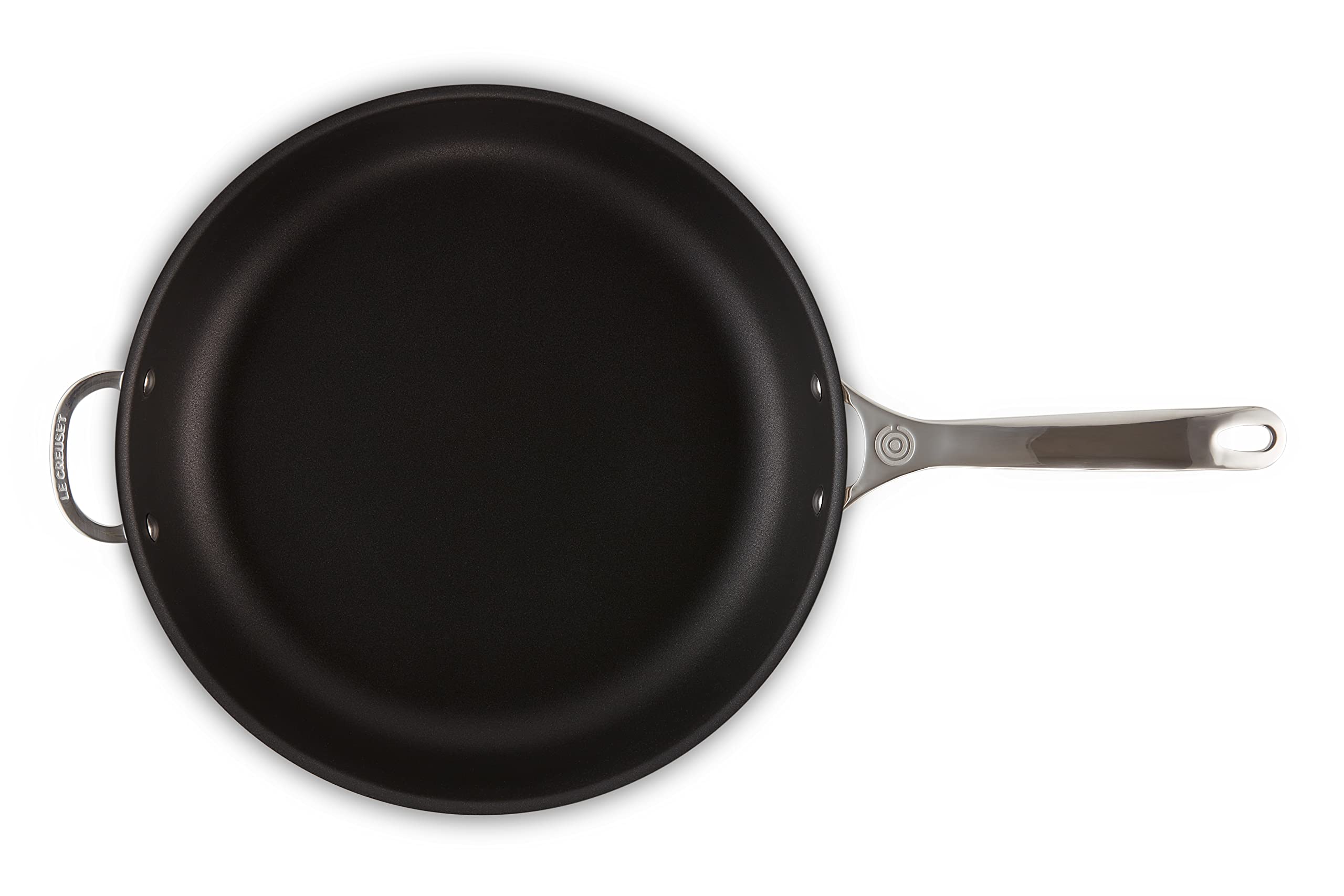 le-creuset-tri-ply-stainless-steel-nonstick-12-5-deep-fry-pan-with-helper-handle image 4