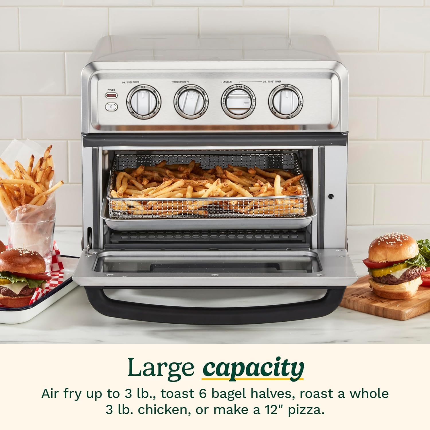cuisinart-8-in-1-air-fryer-toaster-oven-with-grill-stainless-steel-toa-70nas image 3