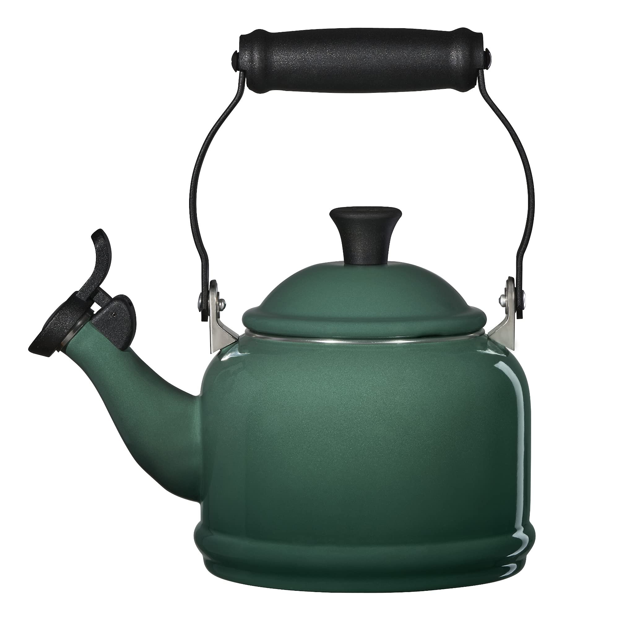 le-creuset-enamel-on-steel-demi-tea-kettle-1-25-qt-artichaut image 2
