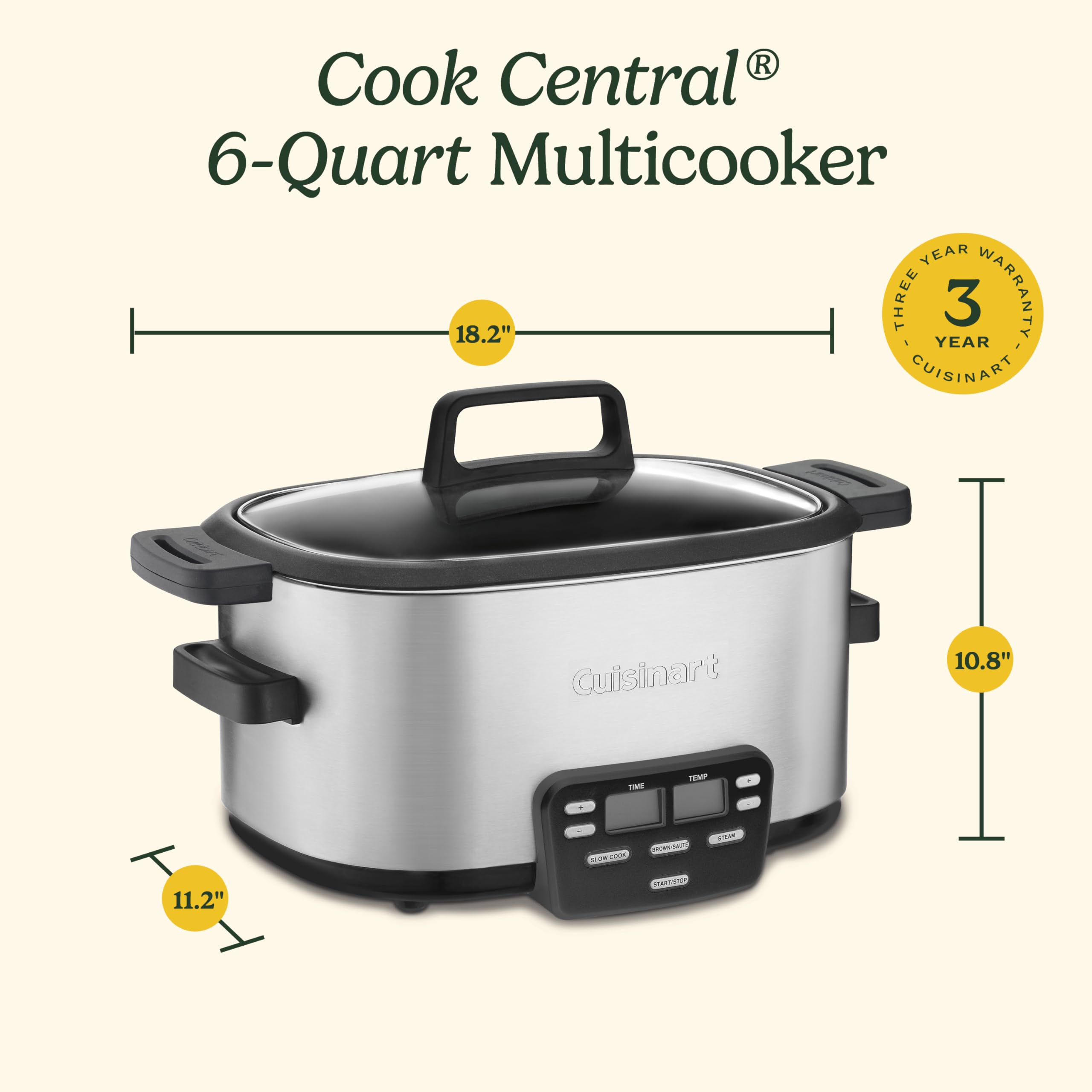 cuisinart-cook-central-msc-600-nas-3-in-1-6-qt-multi-cooker-slow-cooker-brown-sa image 6