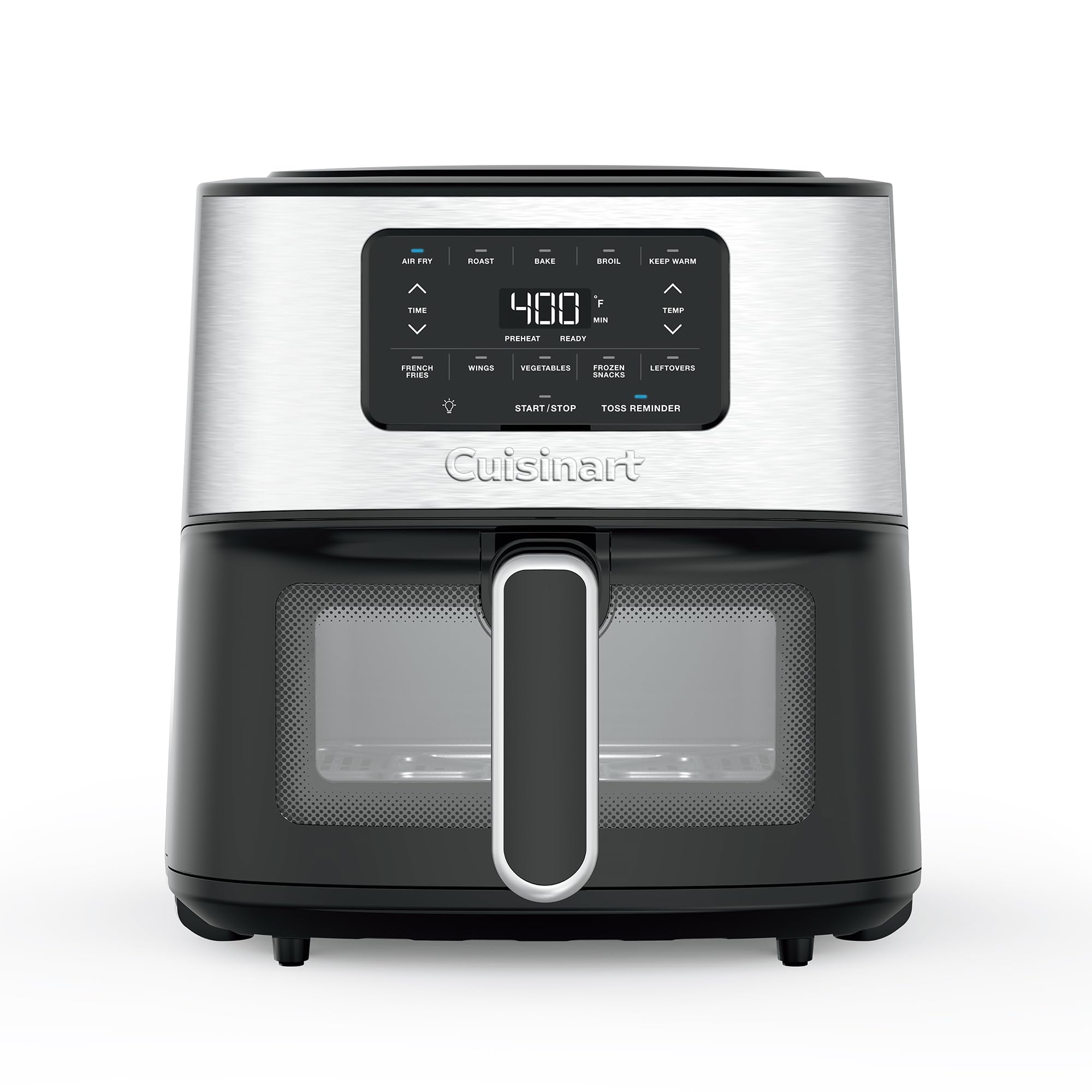 cuisinart-air-200nas-6-quart-basket-air-fryer-stainless-steel-black image 1