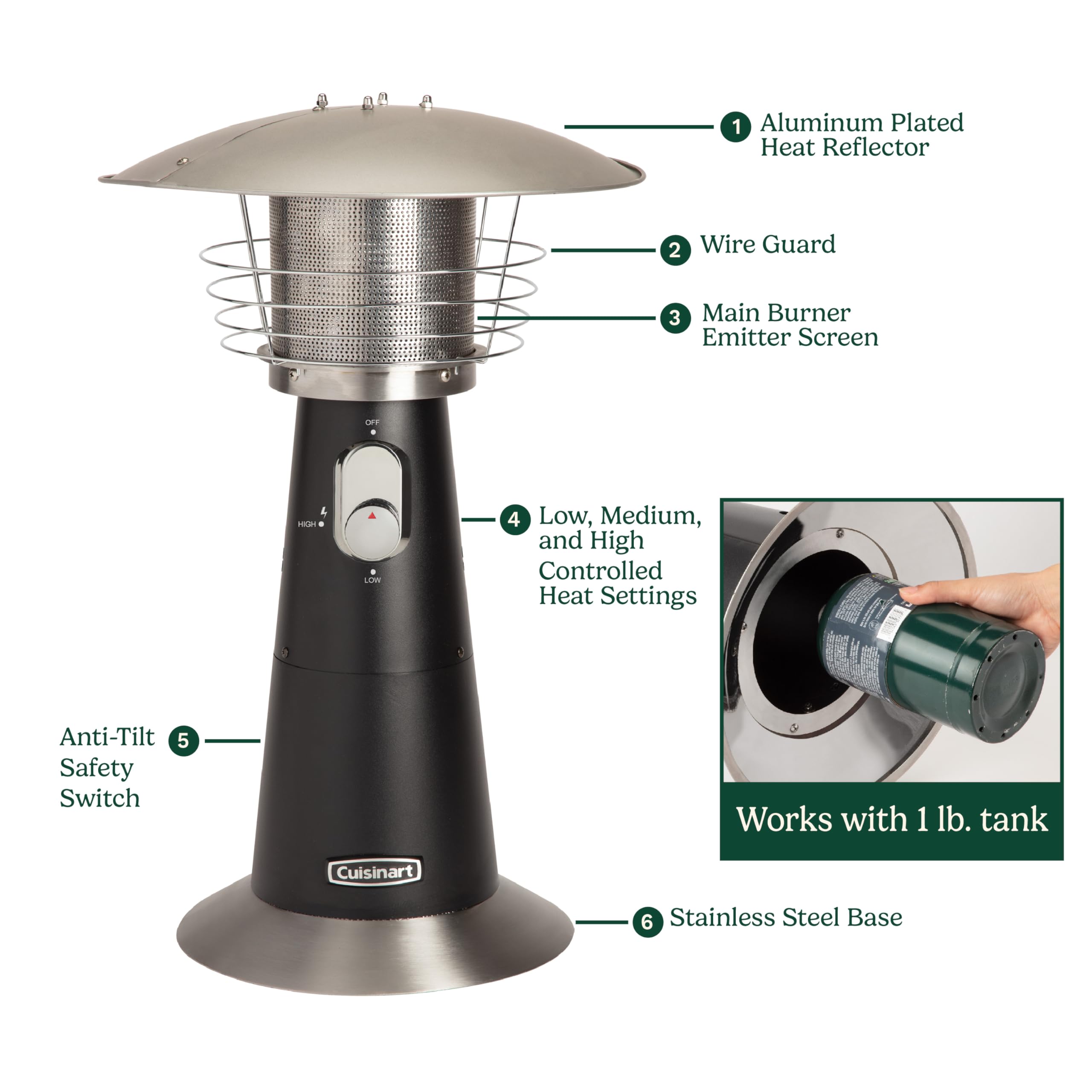 cuisinart-coh-500-portable-tabletop-patio-heater-11-000-btu-black image 6