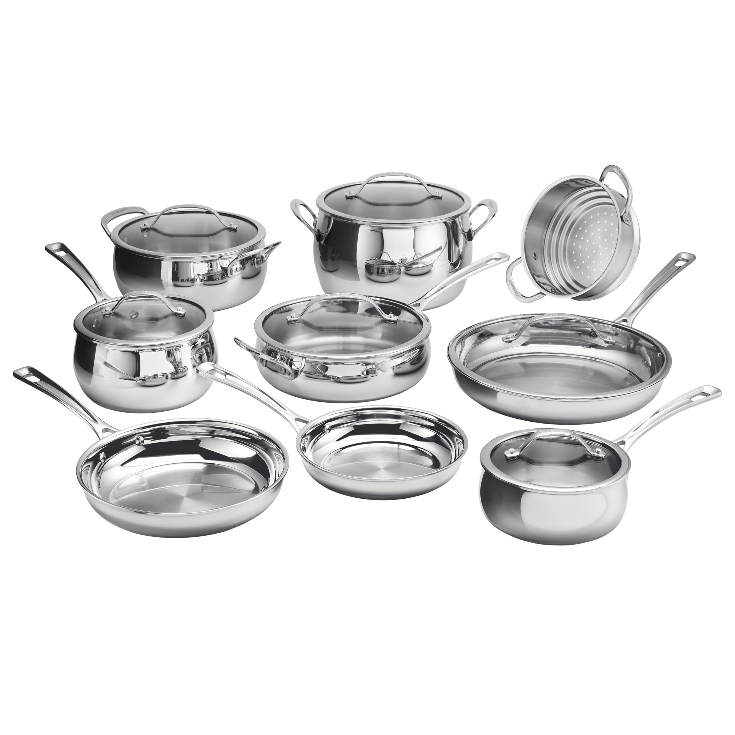 cuisinart-pureclad-pcst-15-15-piece-triple-ply-stainless-steel-cookware-set image 1