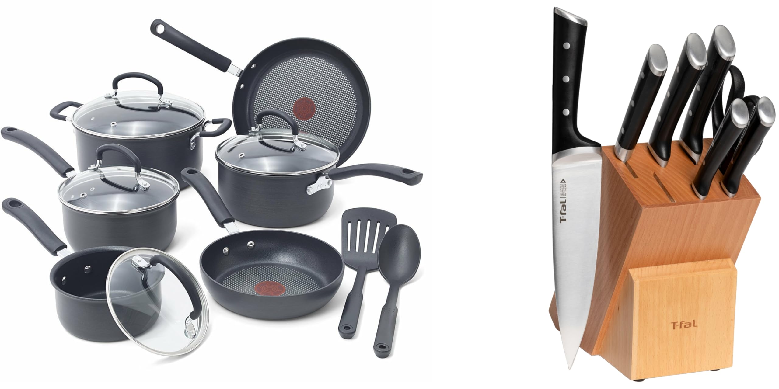 t-fal-ultimate-hard-anodized-20-piece-nonstick-cookware-set-with-ice-force-knive image 1