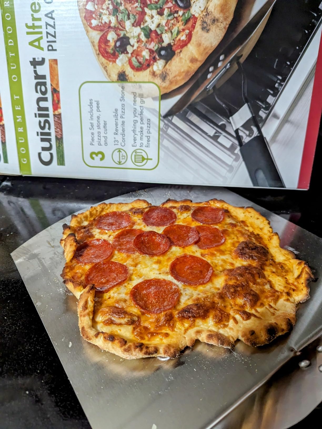 Awesome pizza on the grill
