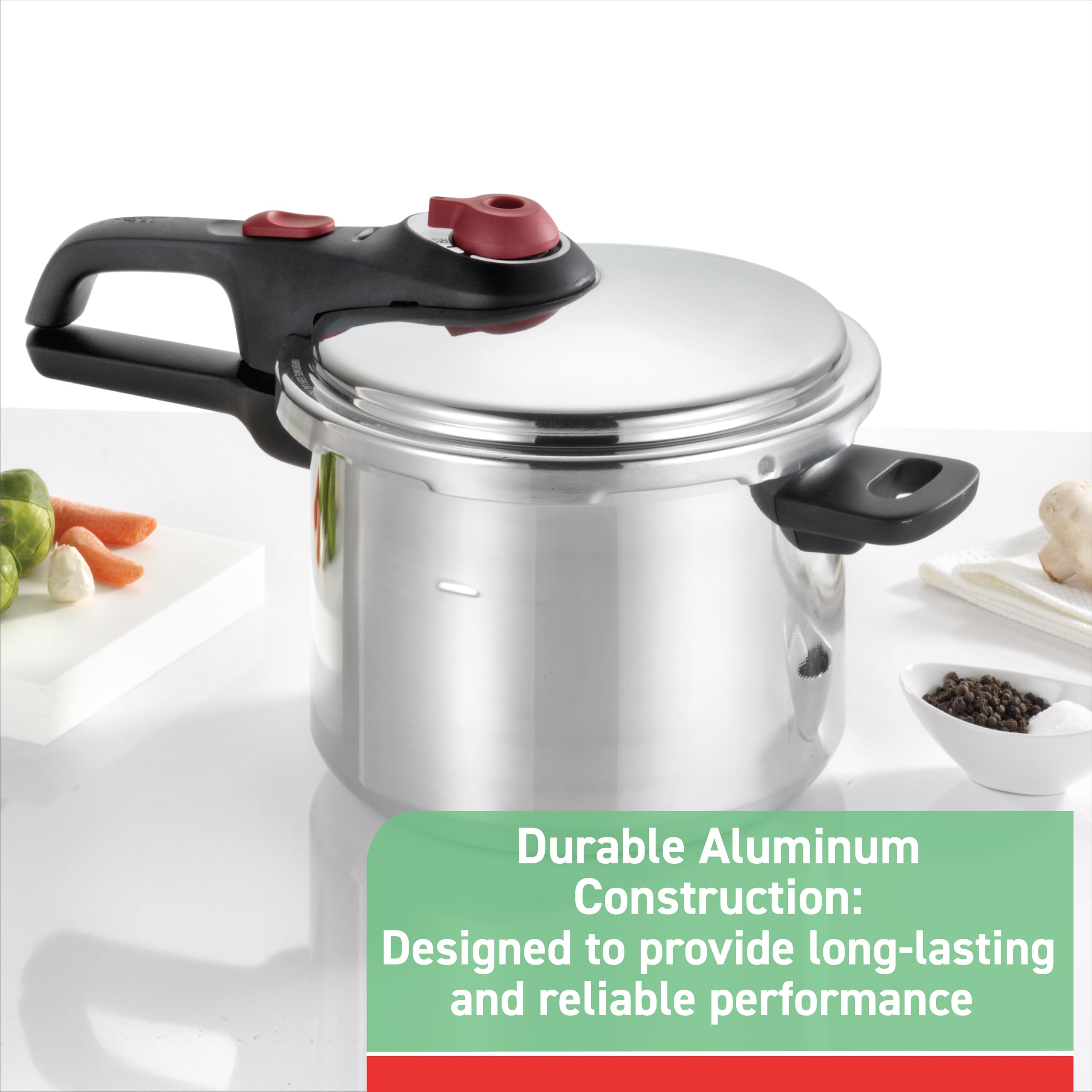t-fal-p2614634-secure-aluminum-12-psi-pressure-cooker-6-quart image 2