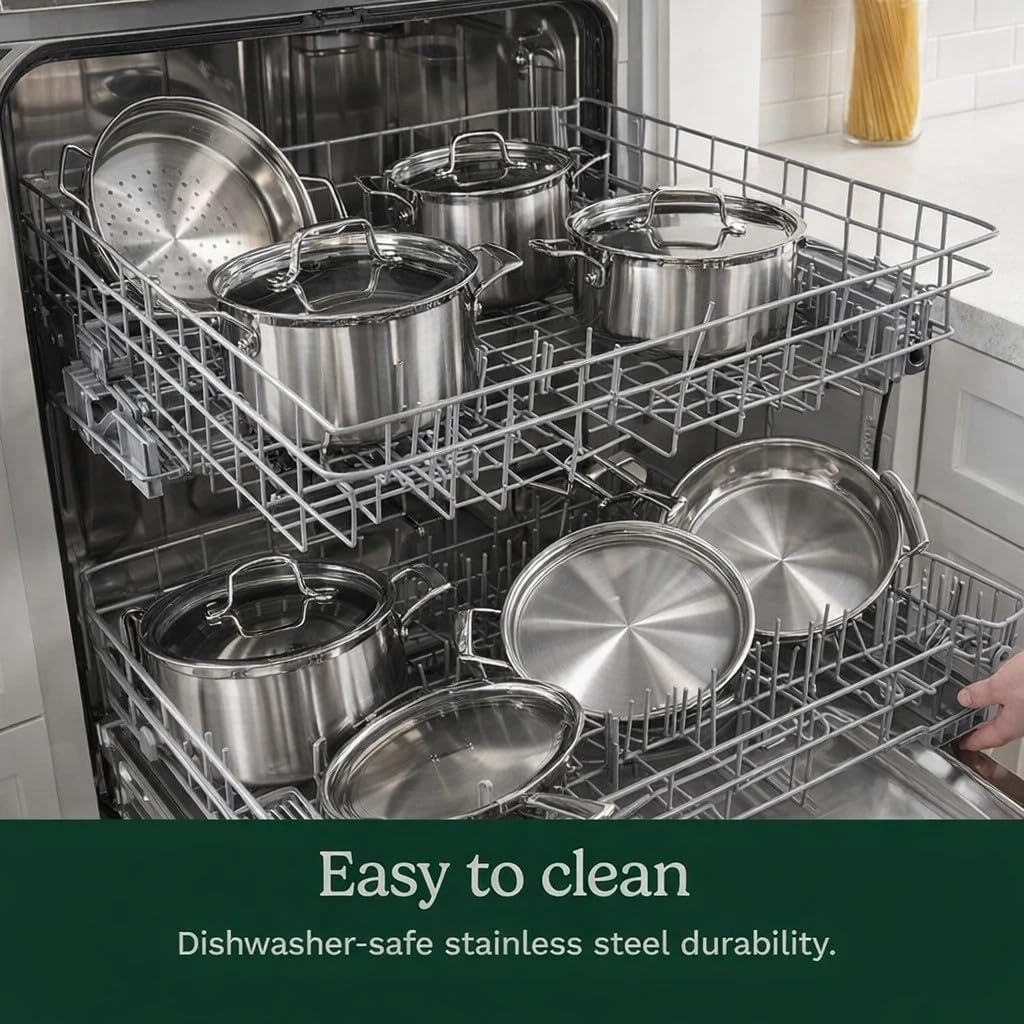 cuisinart-multiclad-pro-12-piece-triple-ply-stainless-steel-cookware-set-inducti image 2