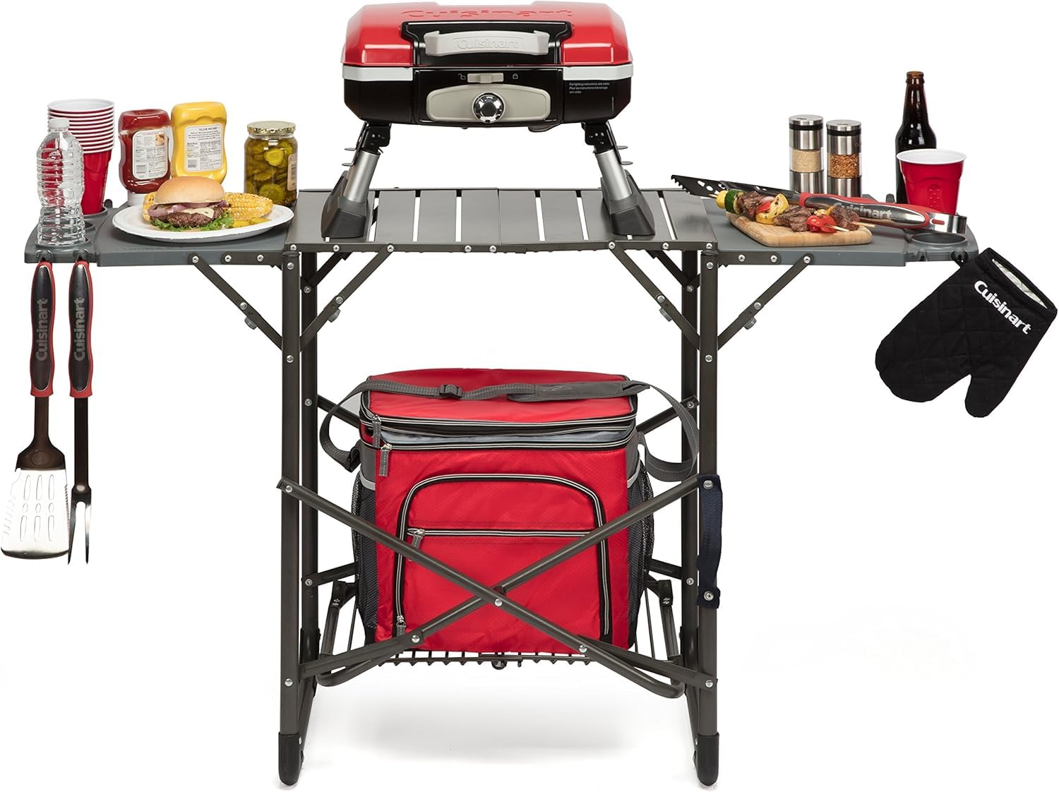 cuisinart-cgs-134bl-3-piece-stainless-steel-bbq-grilling-tool-set-with-grill-glo image 4