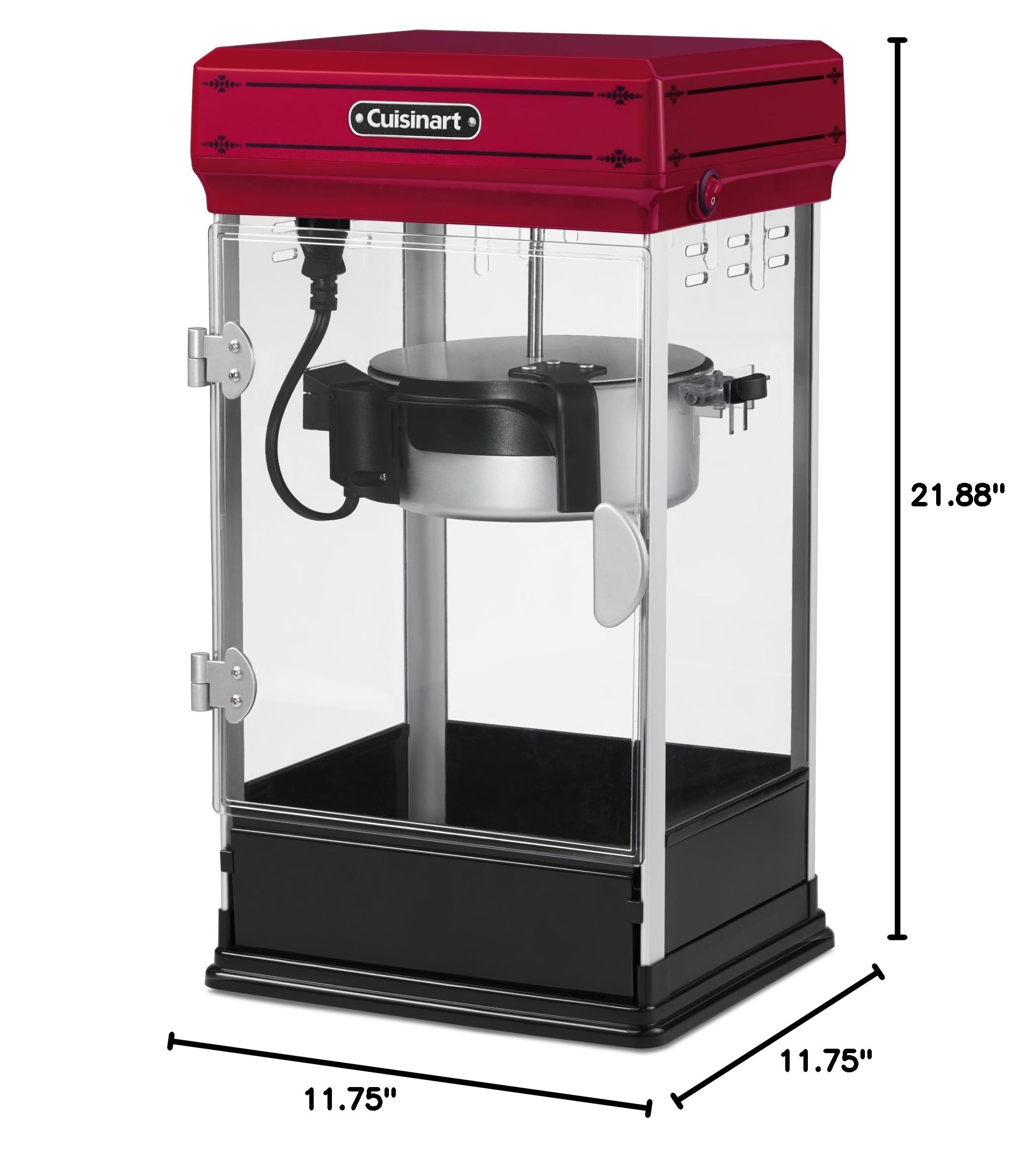 cuisinart-cpm-28-classic-style-popcorn-maker-red-makes-up-to-10-cups image 6