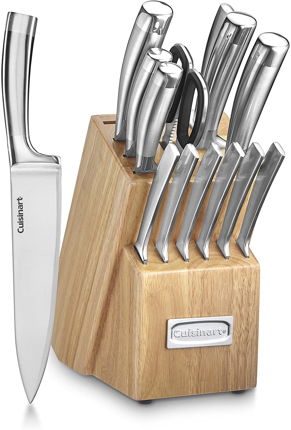 cuisinart-c99ss-15p-15-piece-block-knife-set-with-stainless-steel-blades image 1