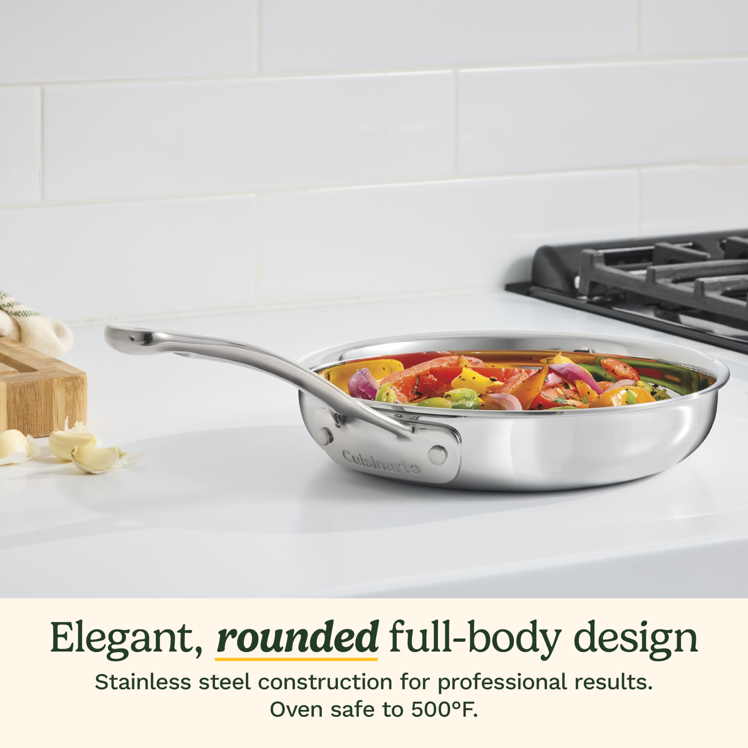 cuisinart-pureclad-triple-ply-8-inch-stainless-steel-skillet-pct22-20 image 4