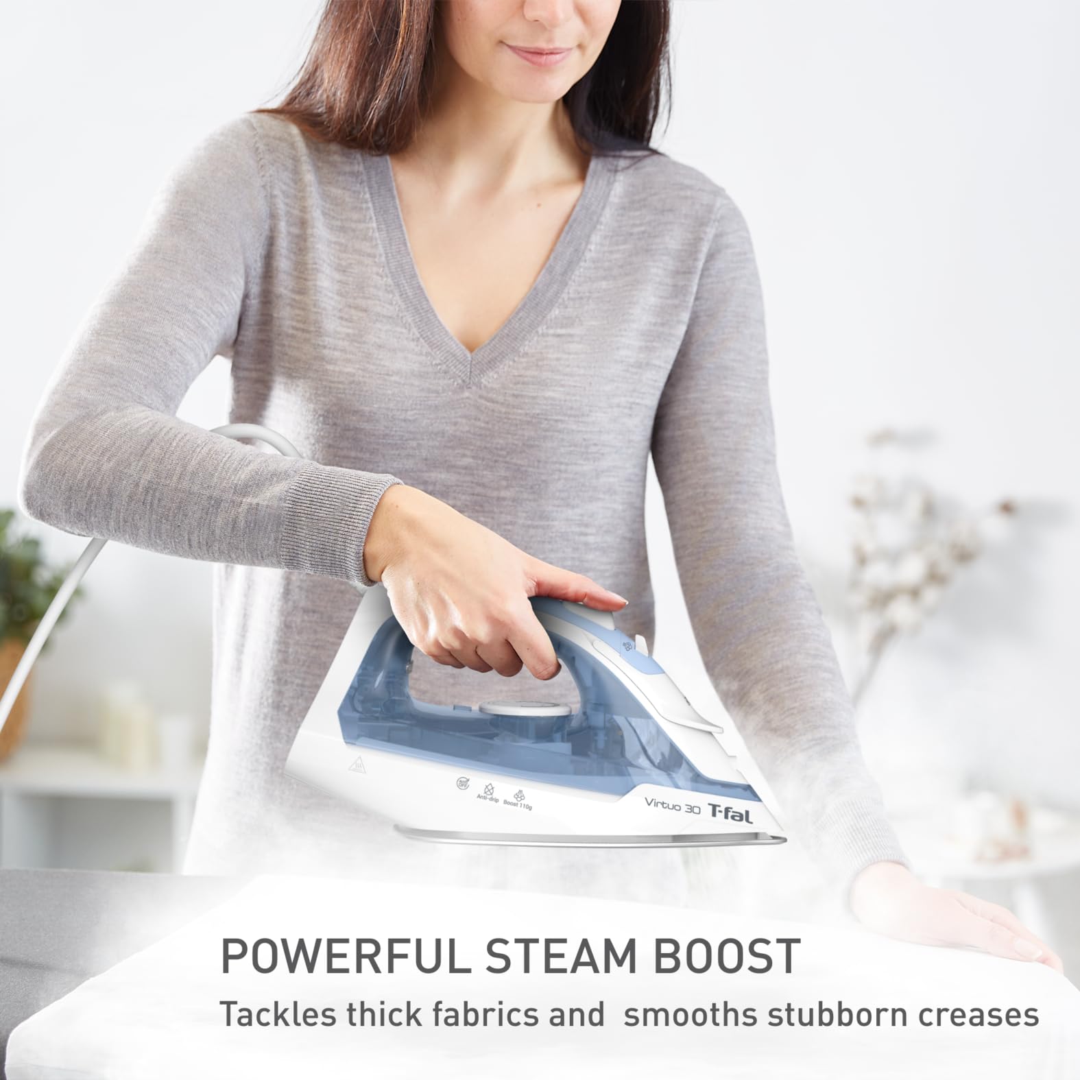 t-fal-virtuo-steam-iron-ceramic-soleplate-1400w-burst-of-steam-anti-drip-blue image 4