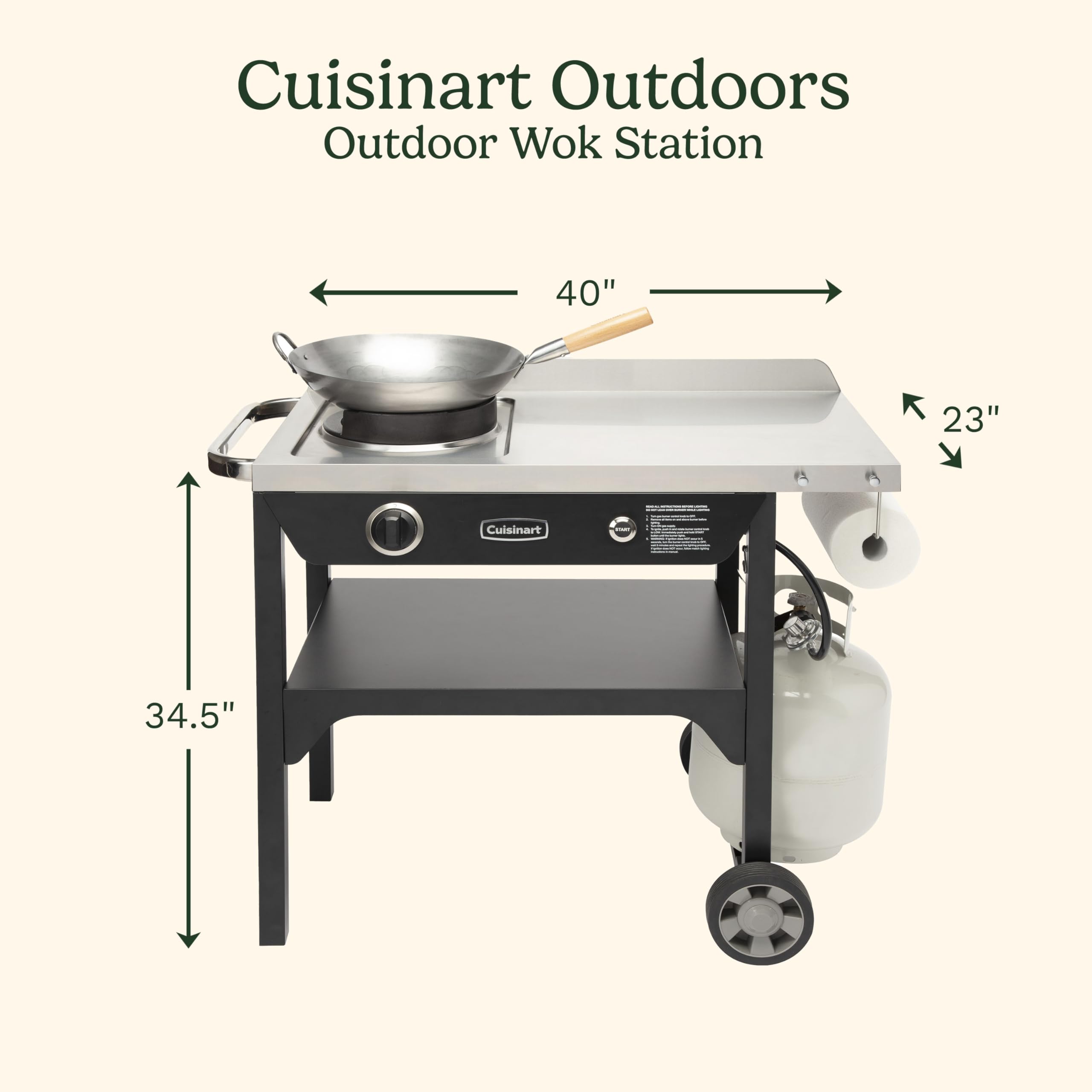cuisinart-outdoor-wok-station-50-000-btu-propane-burner-with-14-carbon-steel-wok image 2
