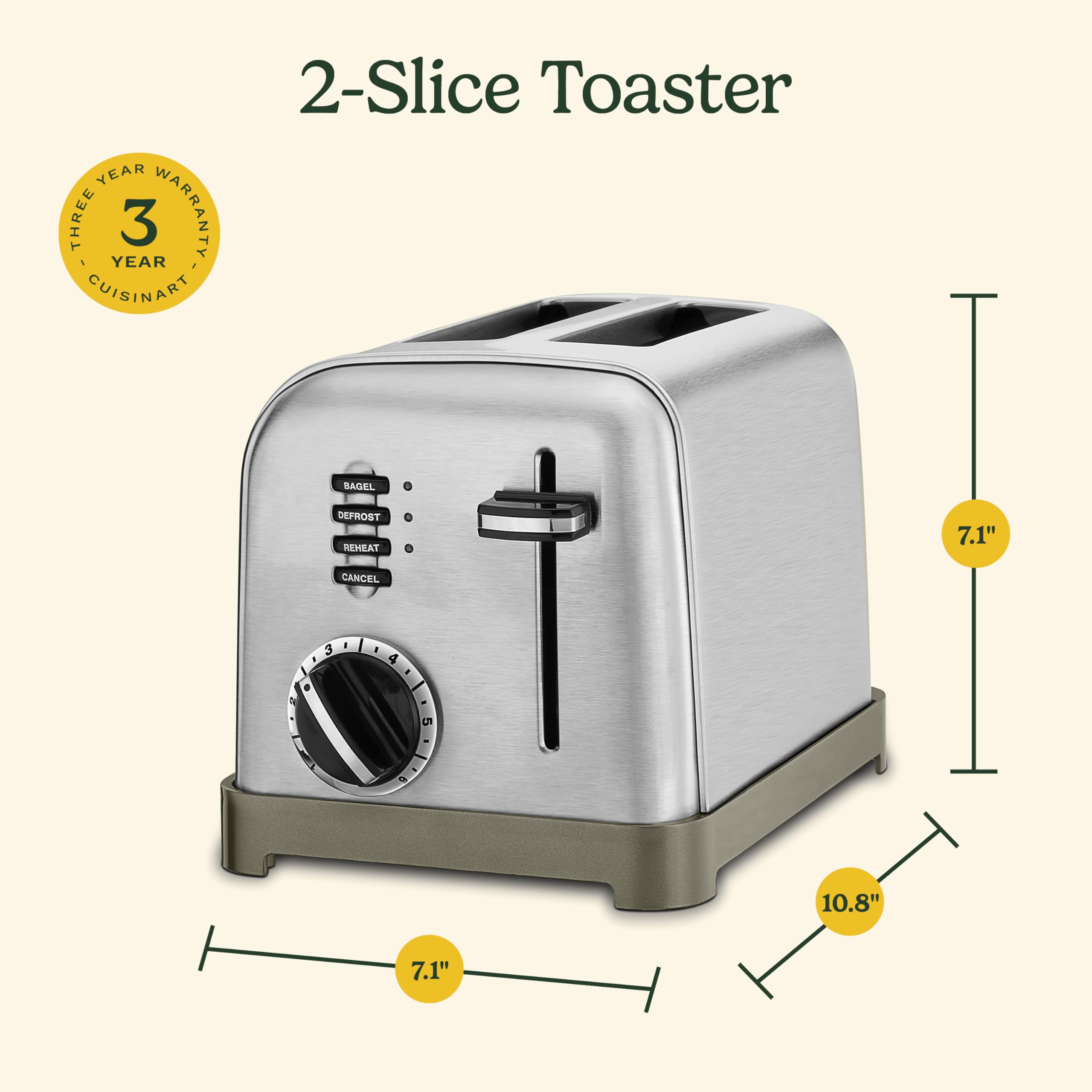 cuisinart-metal-classic-2-slice-toaster-brushed-stainless-steel-cpt-160p1 image 6
