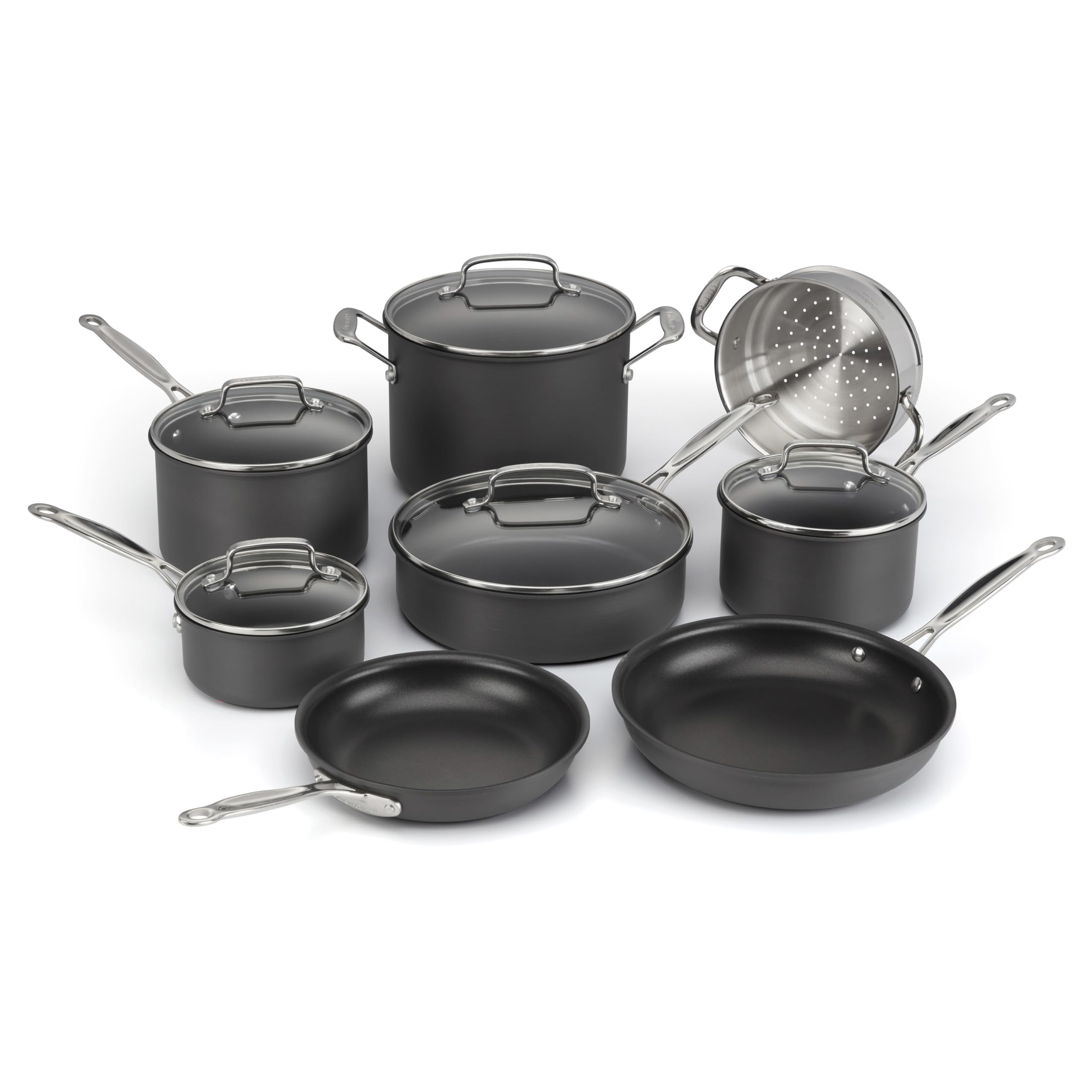 cuisinart-chef-s-classic-nonstick-hard-anodized-13-piece-cookware-set image 1