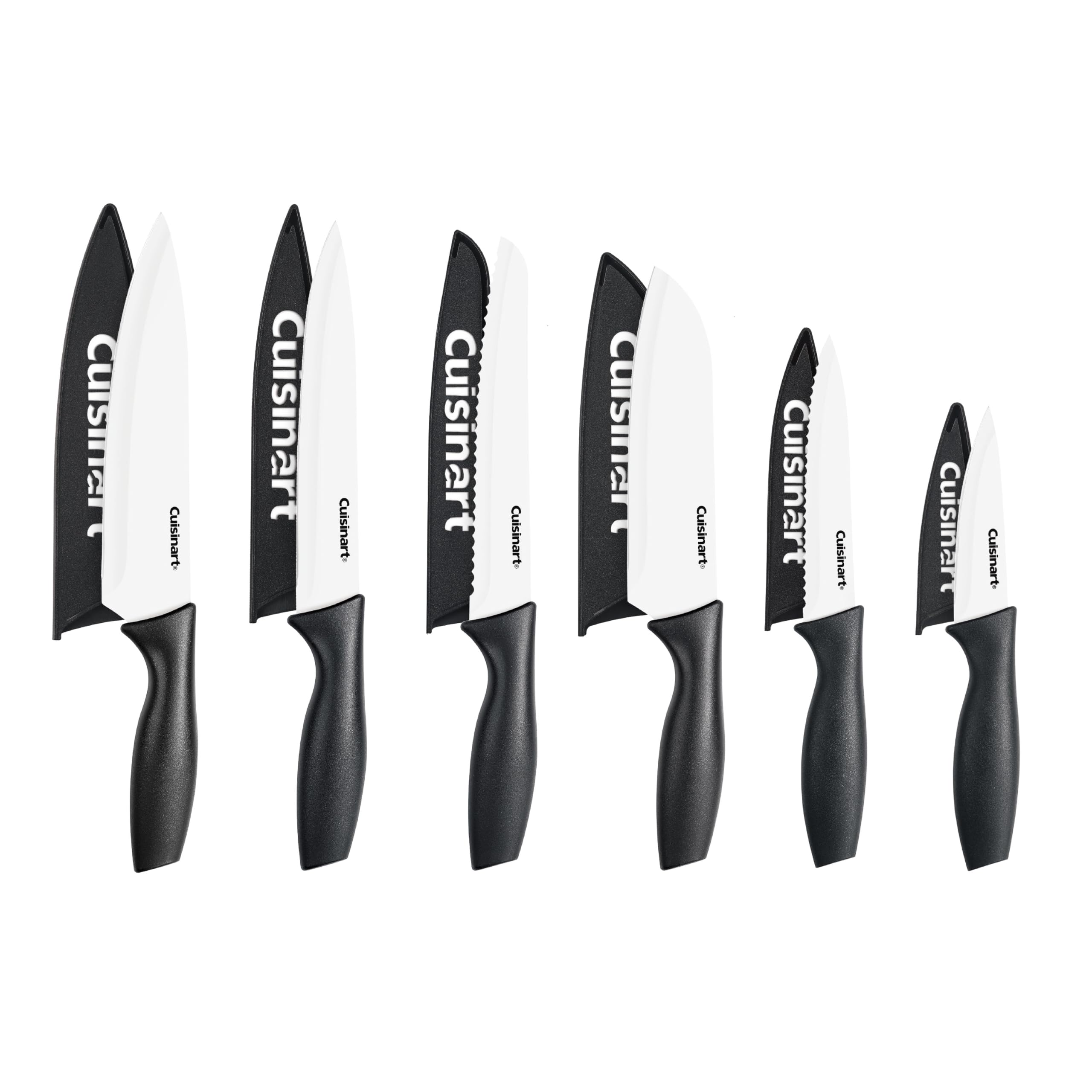 cuisinart-advantage-12-piece-ceramic-coated-knife-set-with-blade-guards-soft-bla image 5