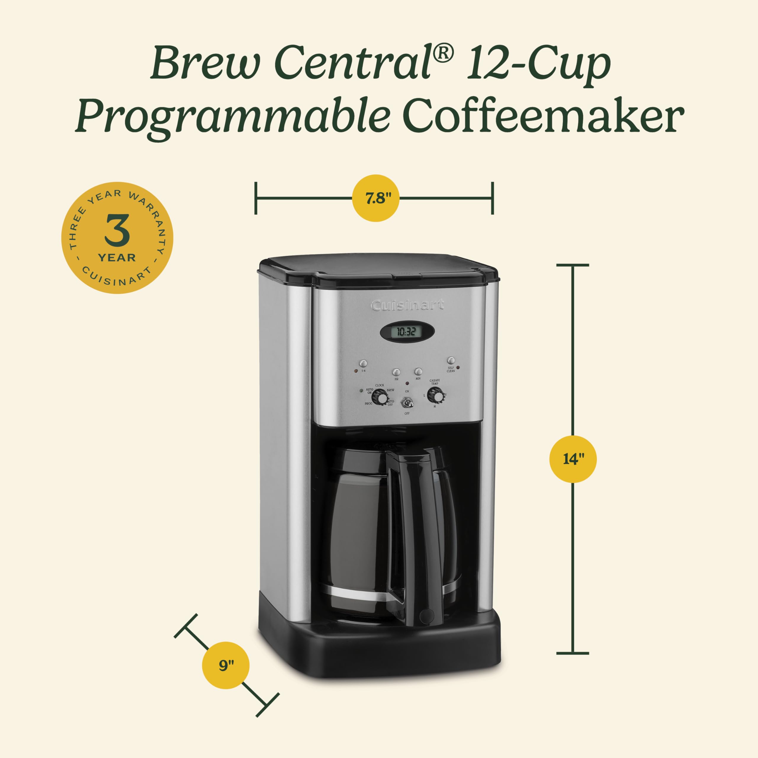 cuisinart-dcc-1200p1-brew-central-12-cup-programmable-coffee-maker image 7