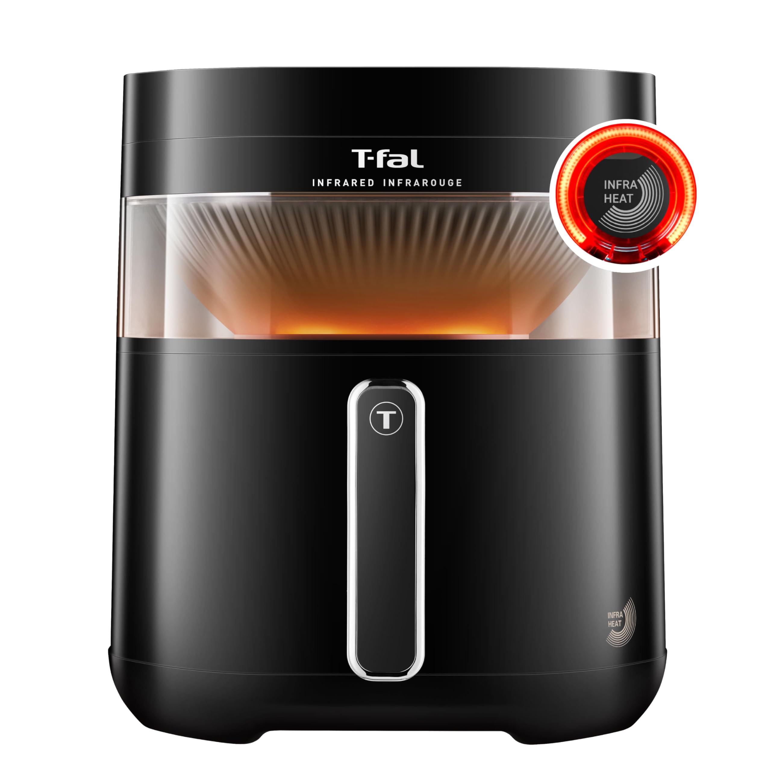 t-fal-infrared-air-fryer-with-dehydrator-8-cooking-functions-1800w-black image 1