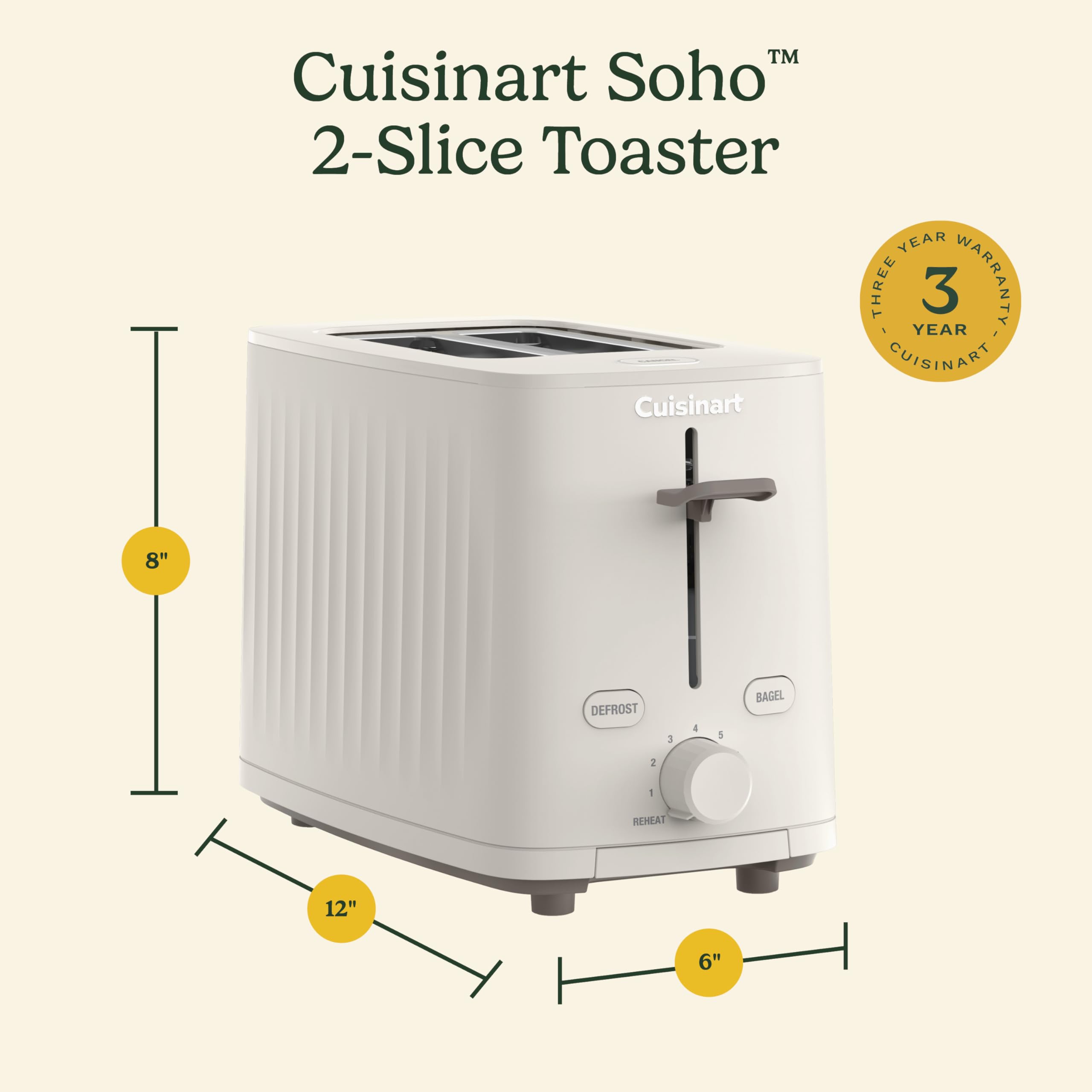 cuisinart-soho-2-slice-toaster-cpt-7tr-truffle-7-shade-settings image 6