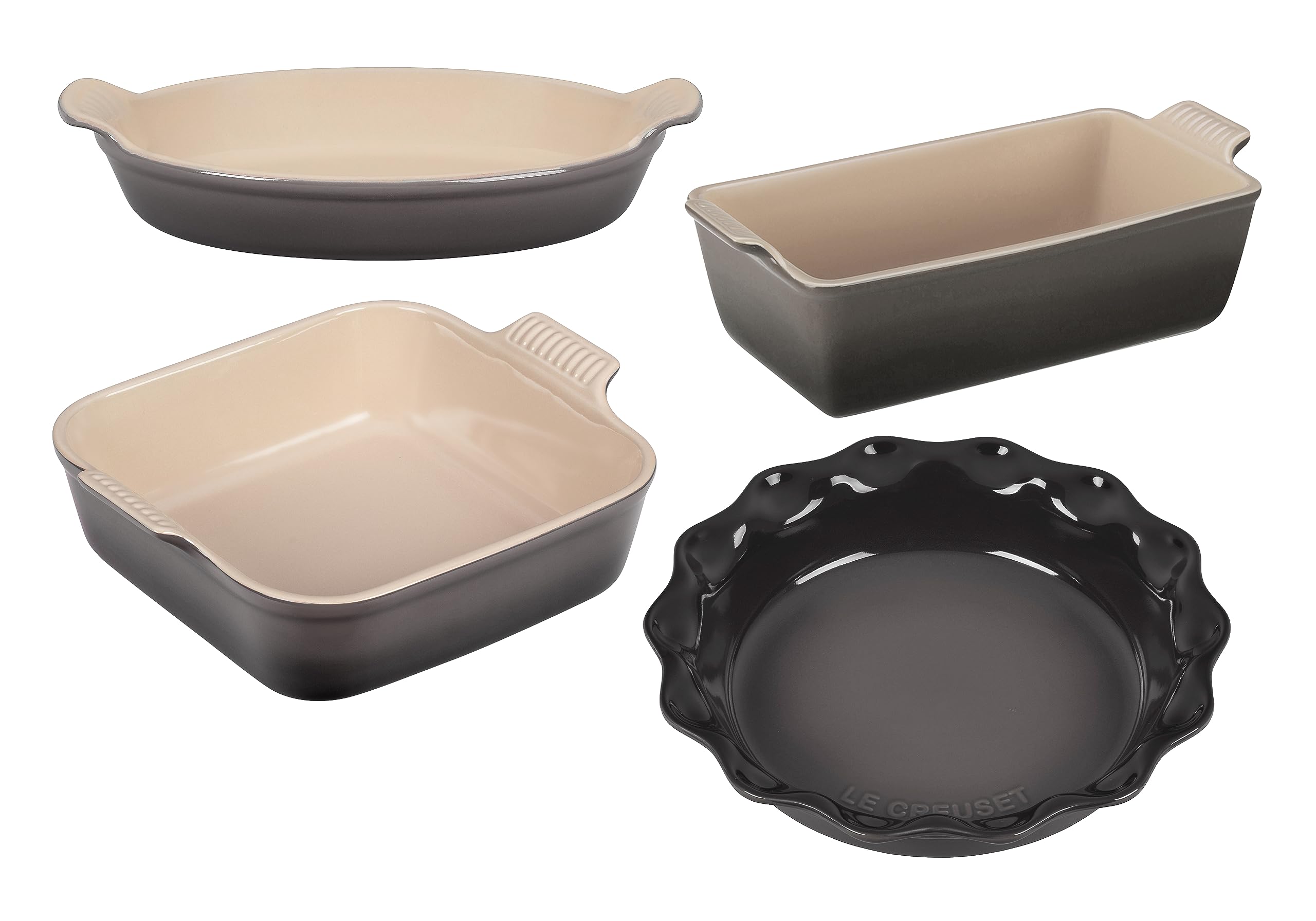 le-creuset-heritage-stoneware-4-piece-bakeware-set-oyster image 1