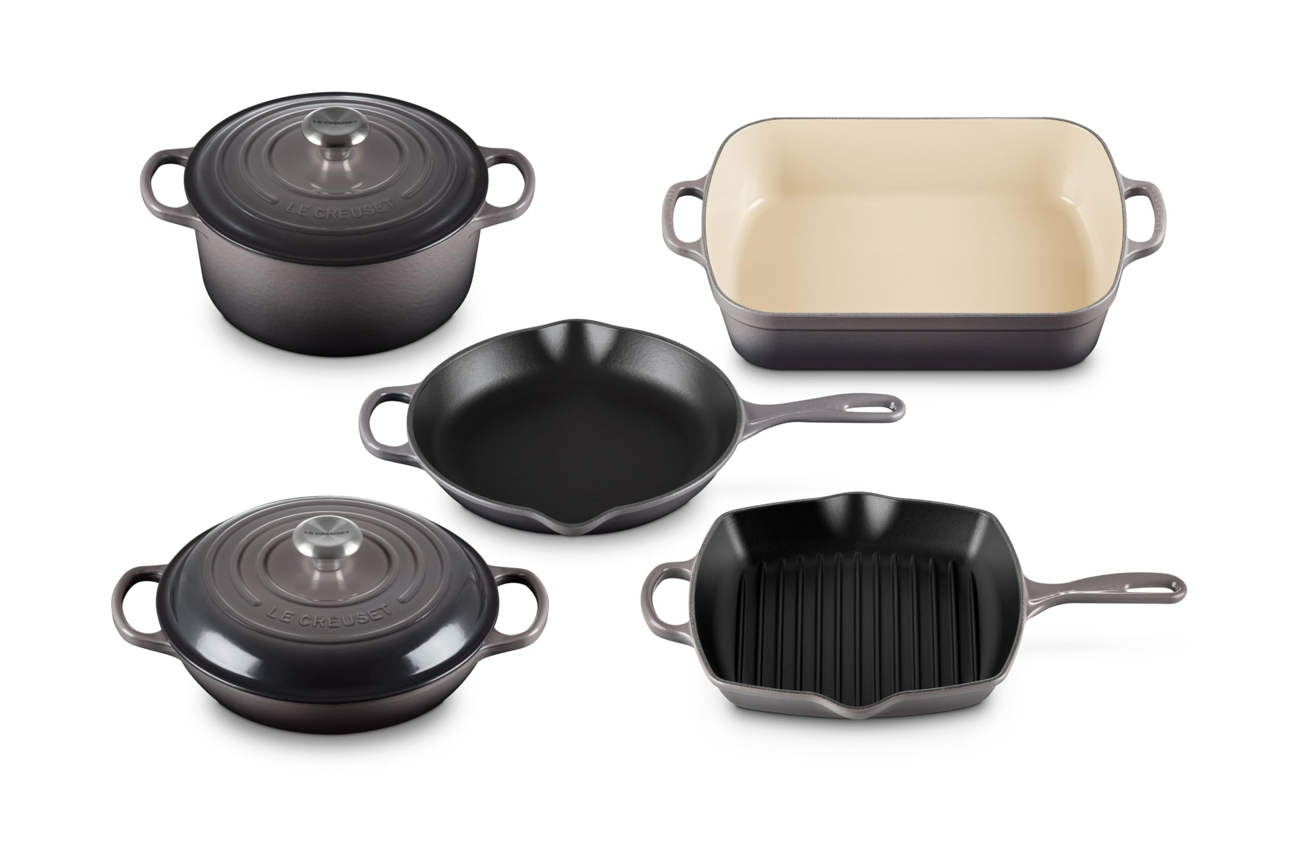 le-creuset-enameled-cast-iron-signature-5-pc-cookware-set-flame image 4