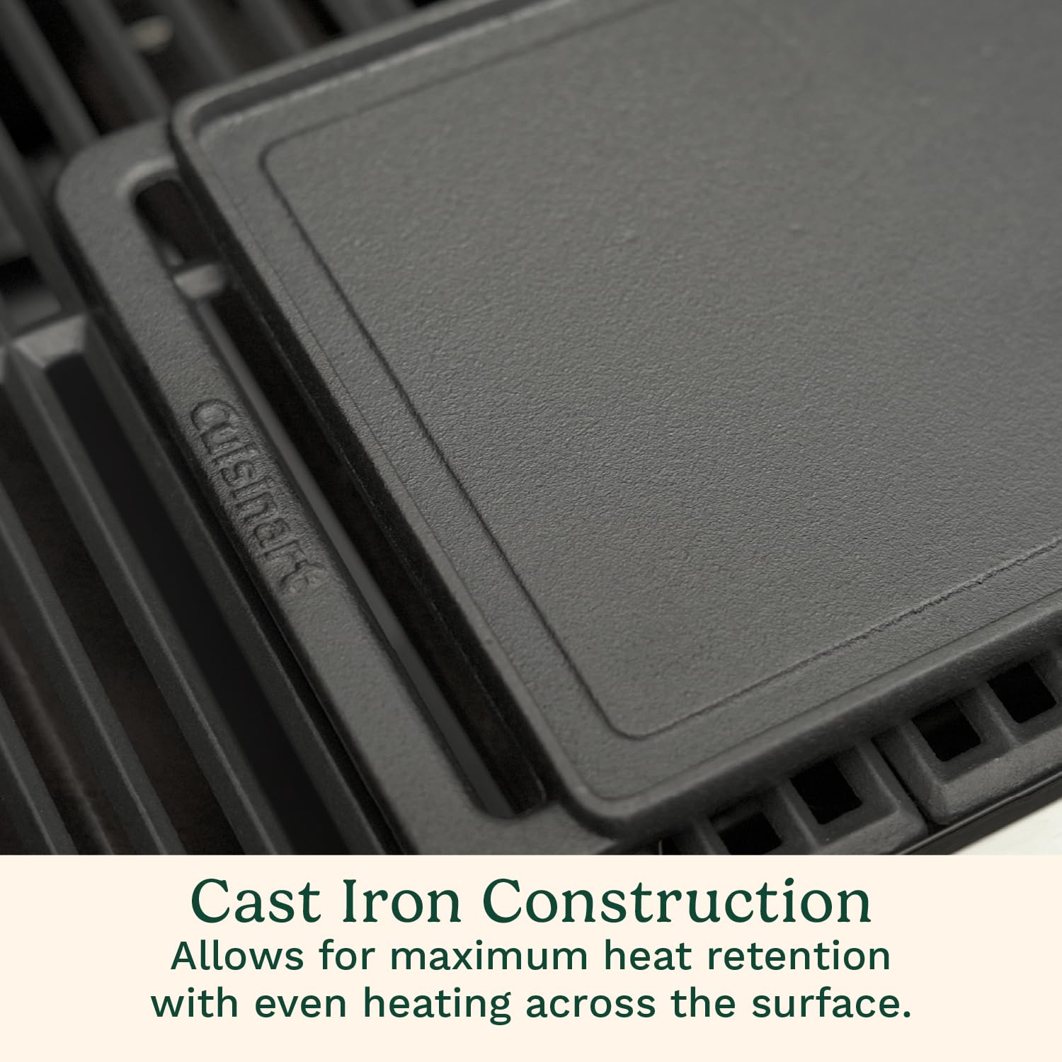 cuisinart-reversible-cast-iron-grill-griddle-plate-15-75-x-9-pre-seasoned image 5