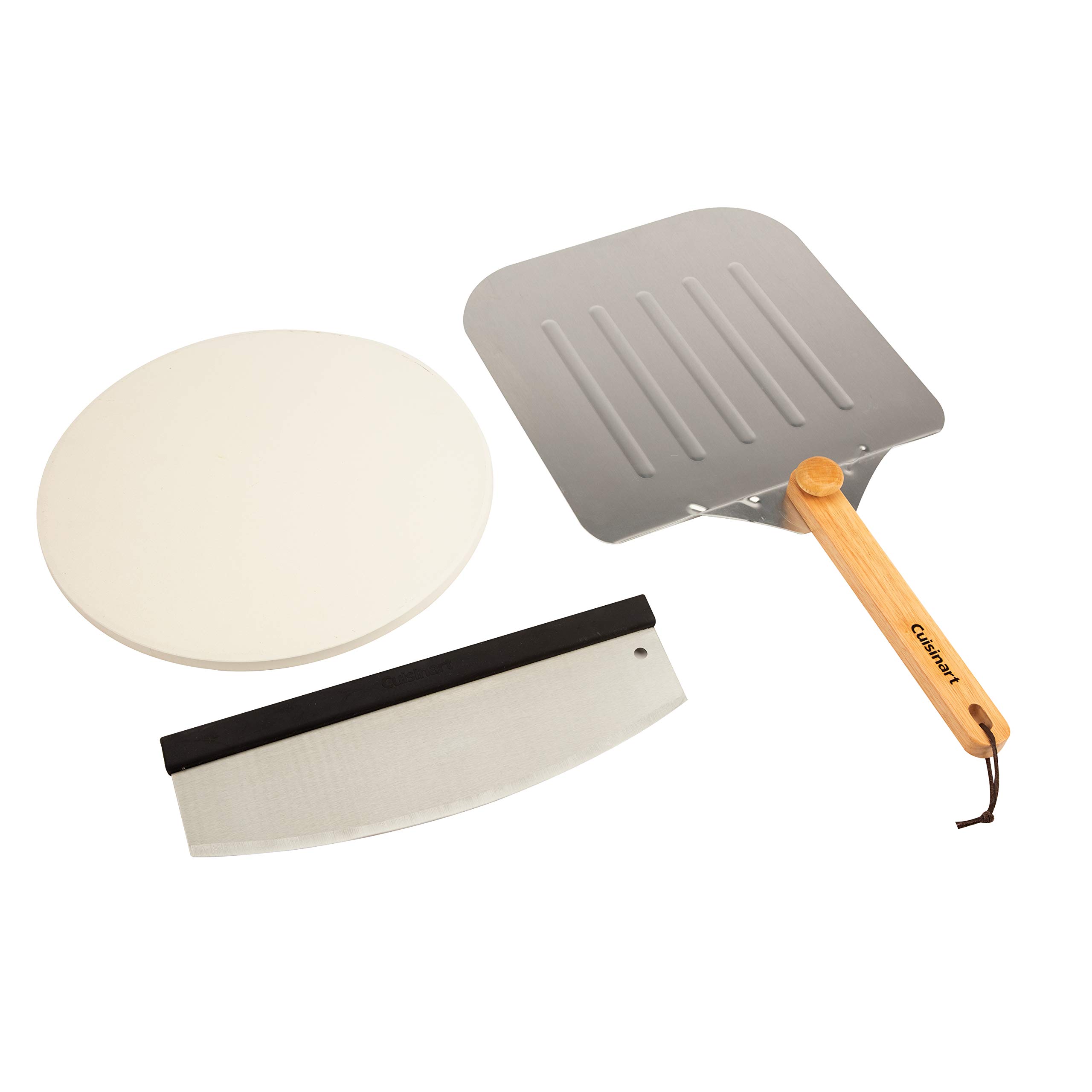 cuisinart-deluxe-pizza-grilling-pack-15-cordierite-stone-peel-cutter image 1