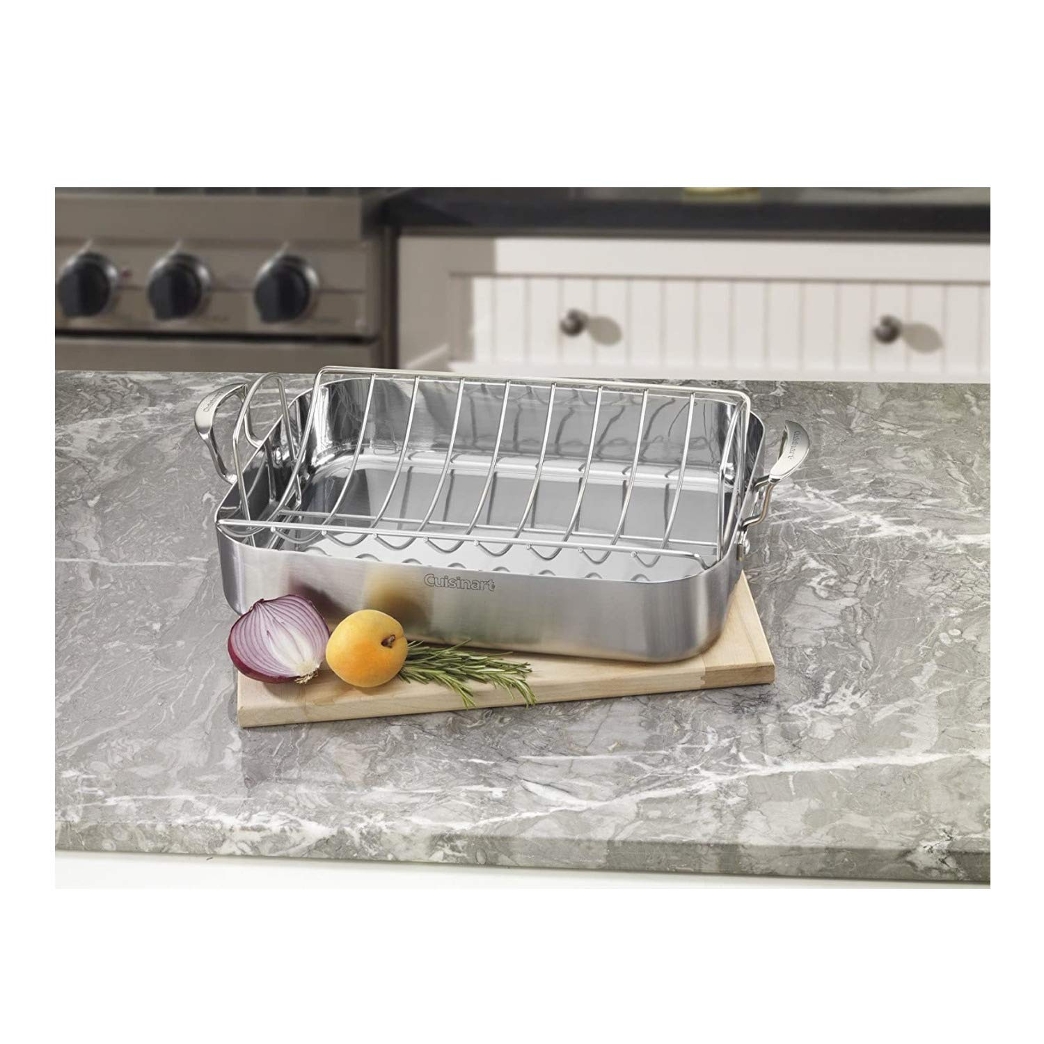 cuisinart-multiclad-pro-triple-ply-stainless-16-inch-roasting-pan-with-rack image 2
