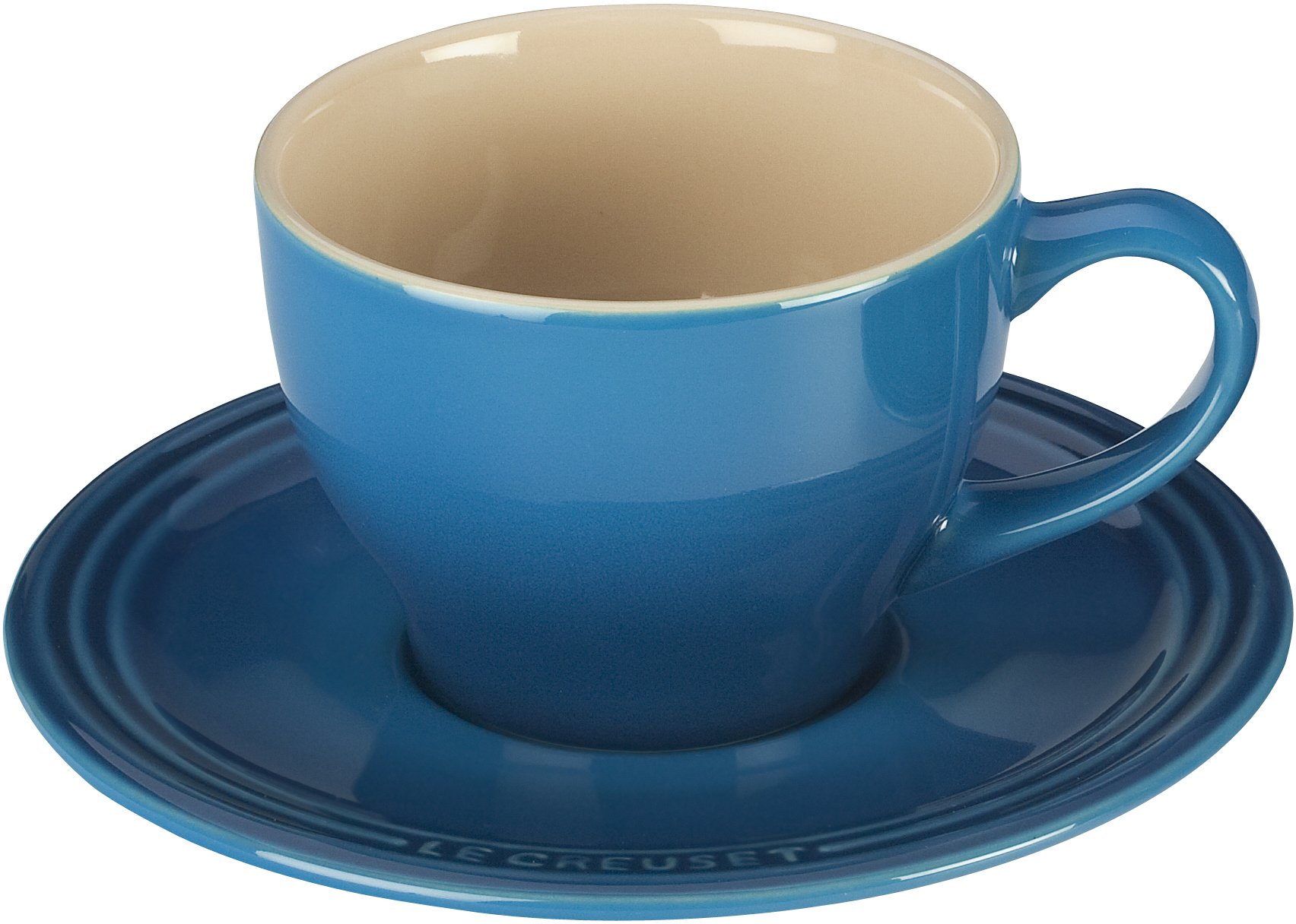 le-creuset-cappuccino-cups-and-saucers-7-oz-marseille image 1