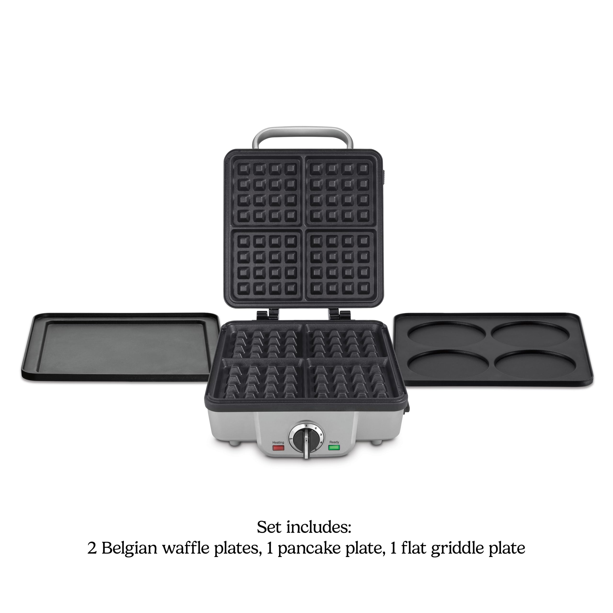 cuisinart-waf-300p1-belgian-waffle-maker-with-pancake-plates-brushed-stainless image 5