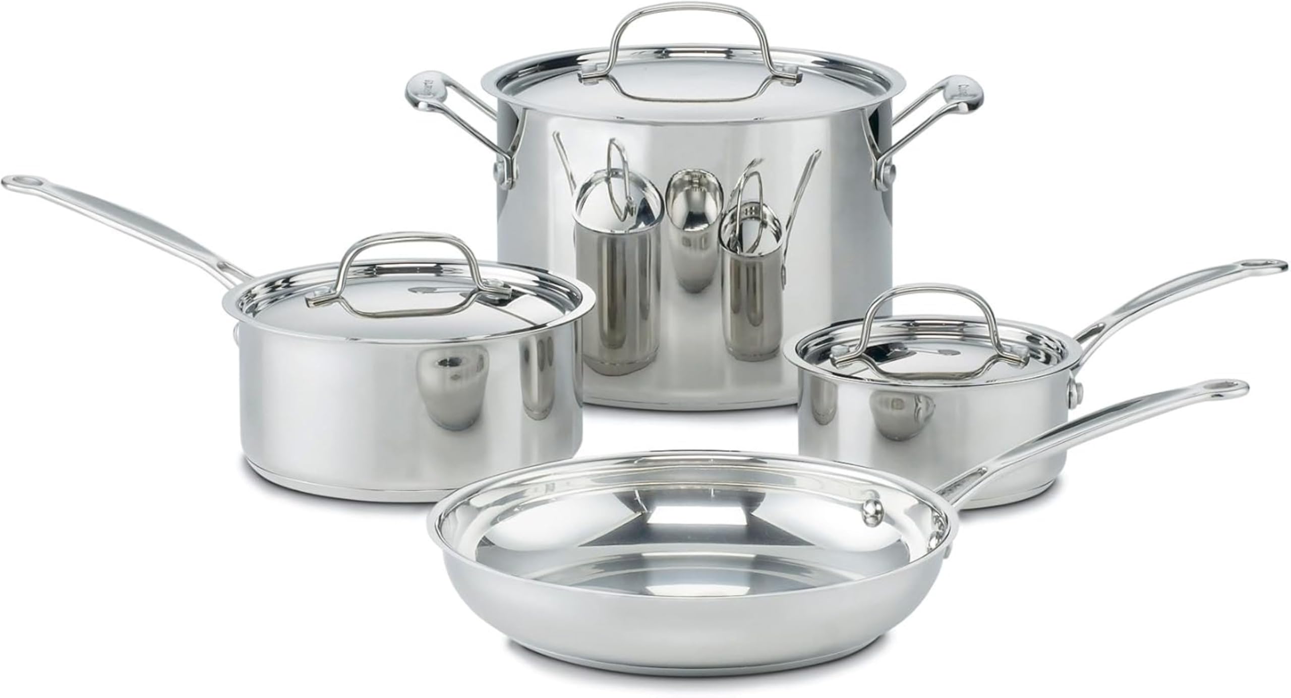 cuisinart-chef-s-classic-7-piece-stainless-steel-pots-and-pans-set image 1
