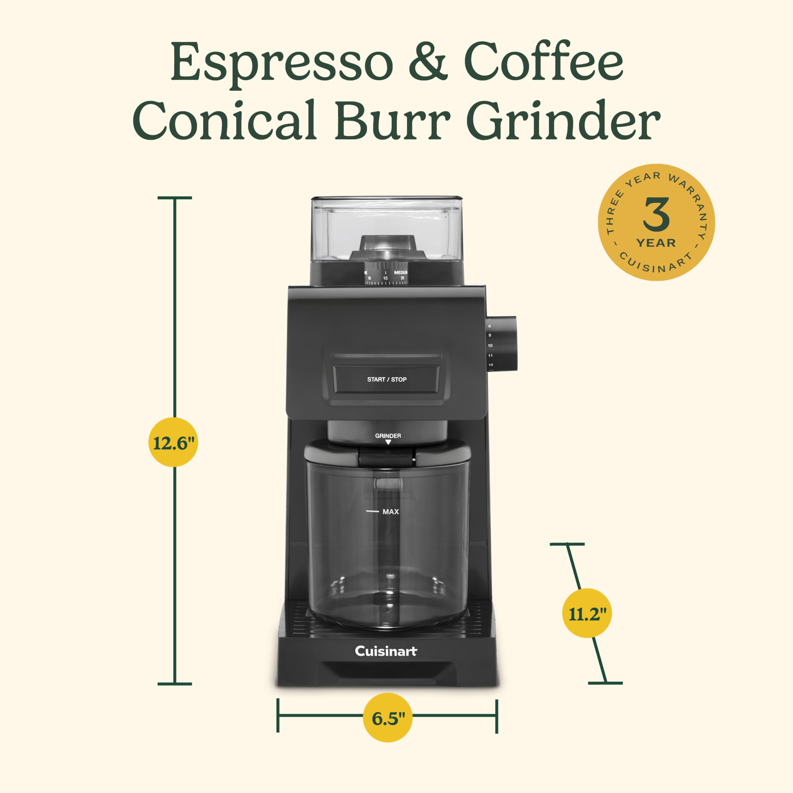 cuisinart-espresso-coffee-conical-burr-grinder image 7