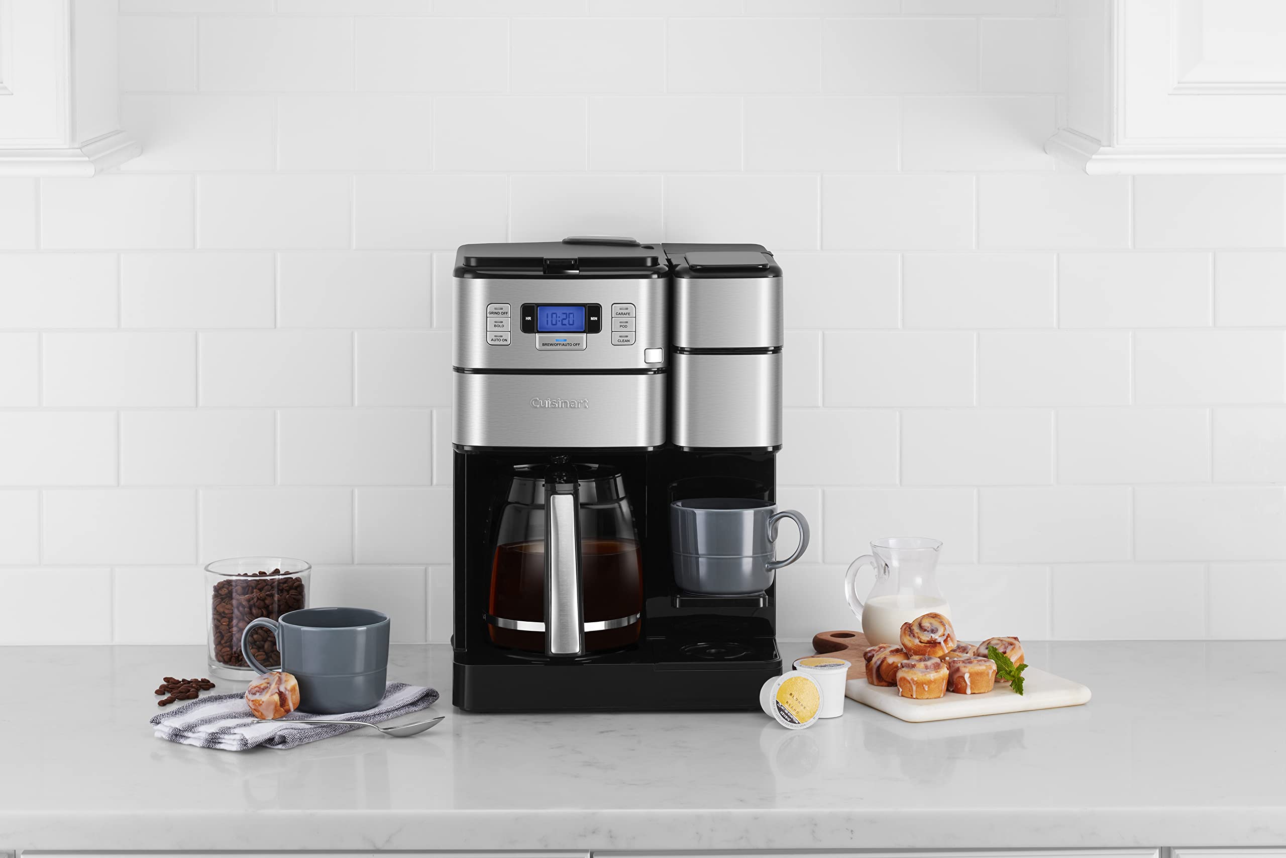 cuisinart-ss-gb1nas-coffee-center-grind-brew-plus-12-cup-with-single-serve-black image 6
