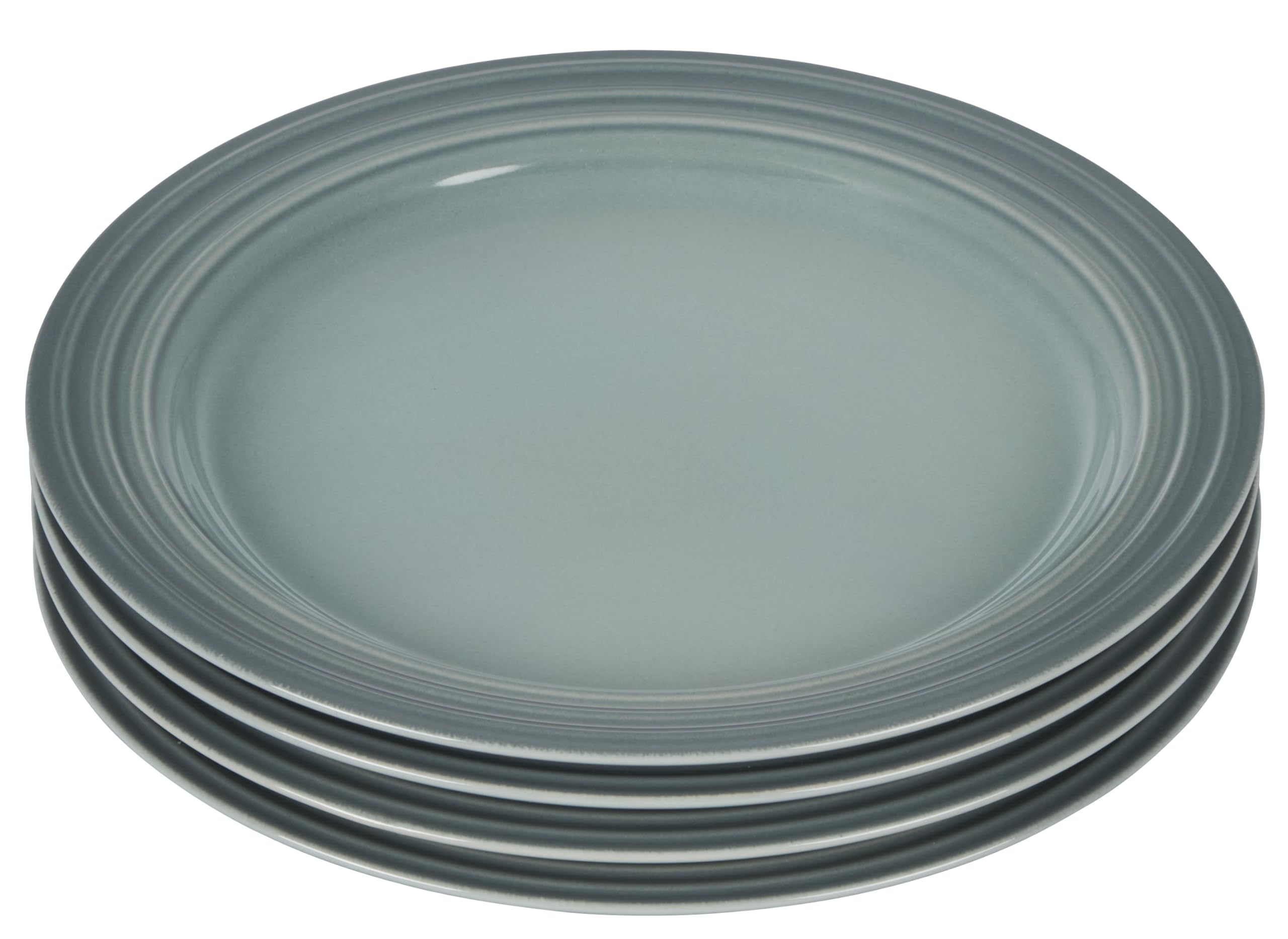 le-creuset-stoneware-set-of-4-salad-plates-8-5-inch-white image 2